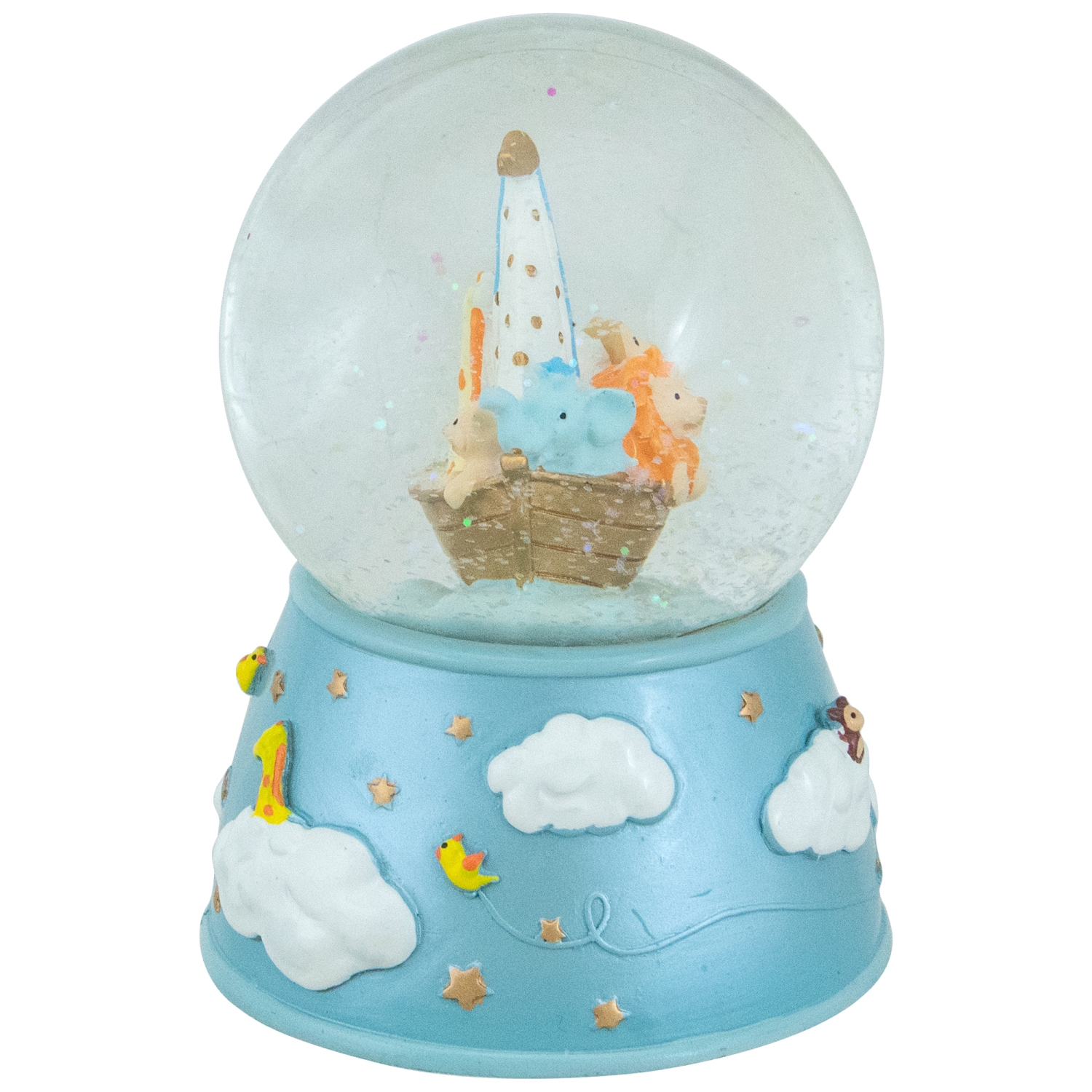 5" Children's Blue Sleepy Time Musical Snow Globe