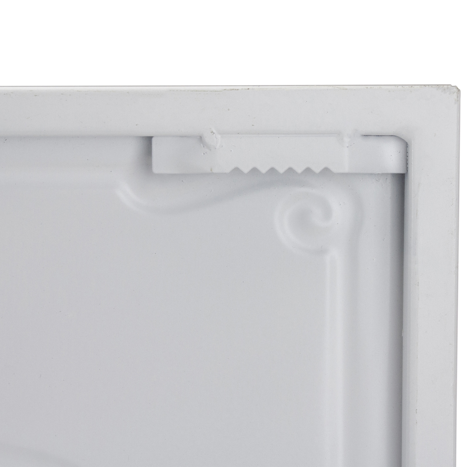 Décoration murale «&nbsp;Farmhouse&nbsp;» en métal, noir et blanc, 36 po