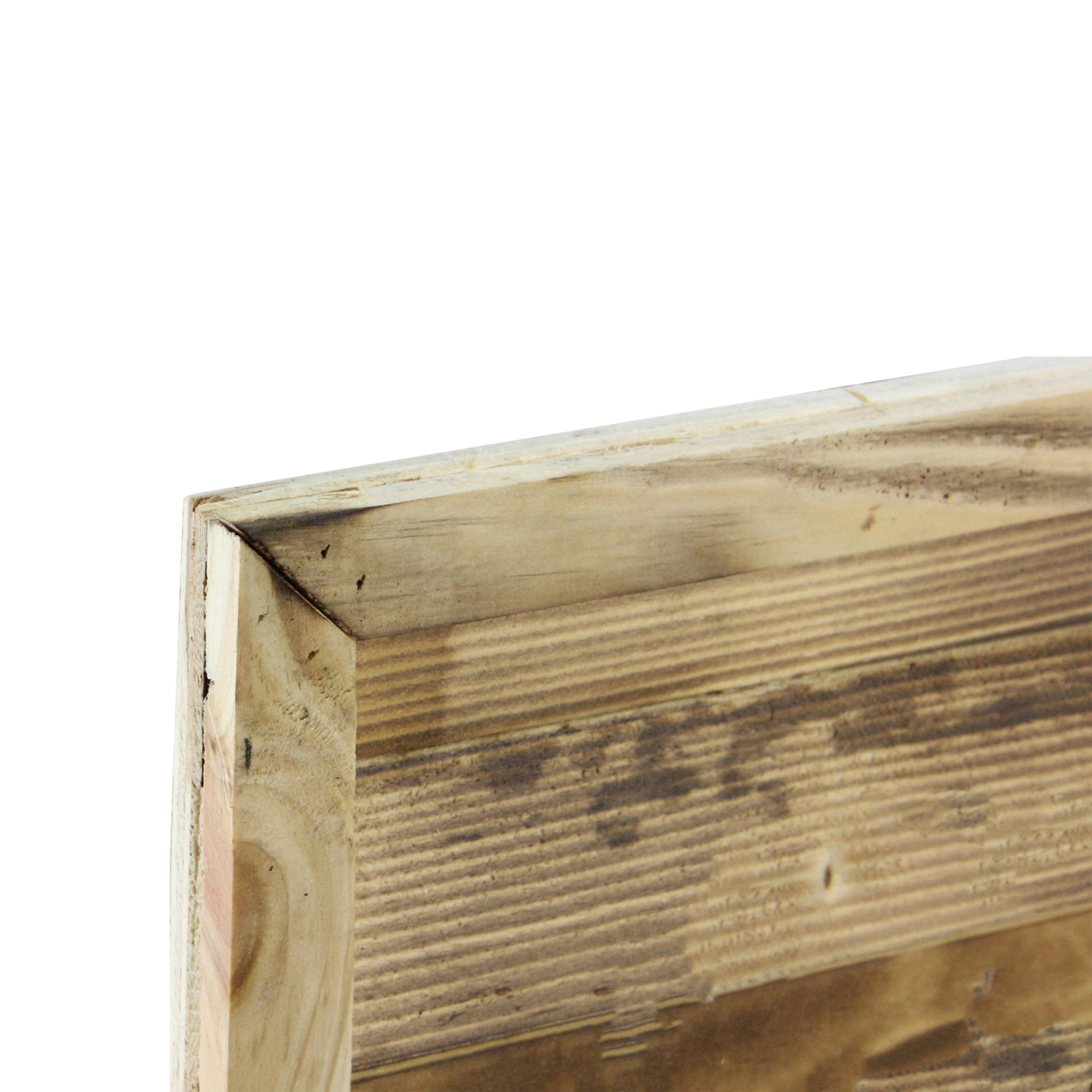 Décoration murale à cadre en bois de 13.75 po avec arbre de Noël