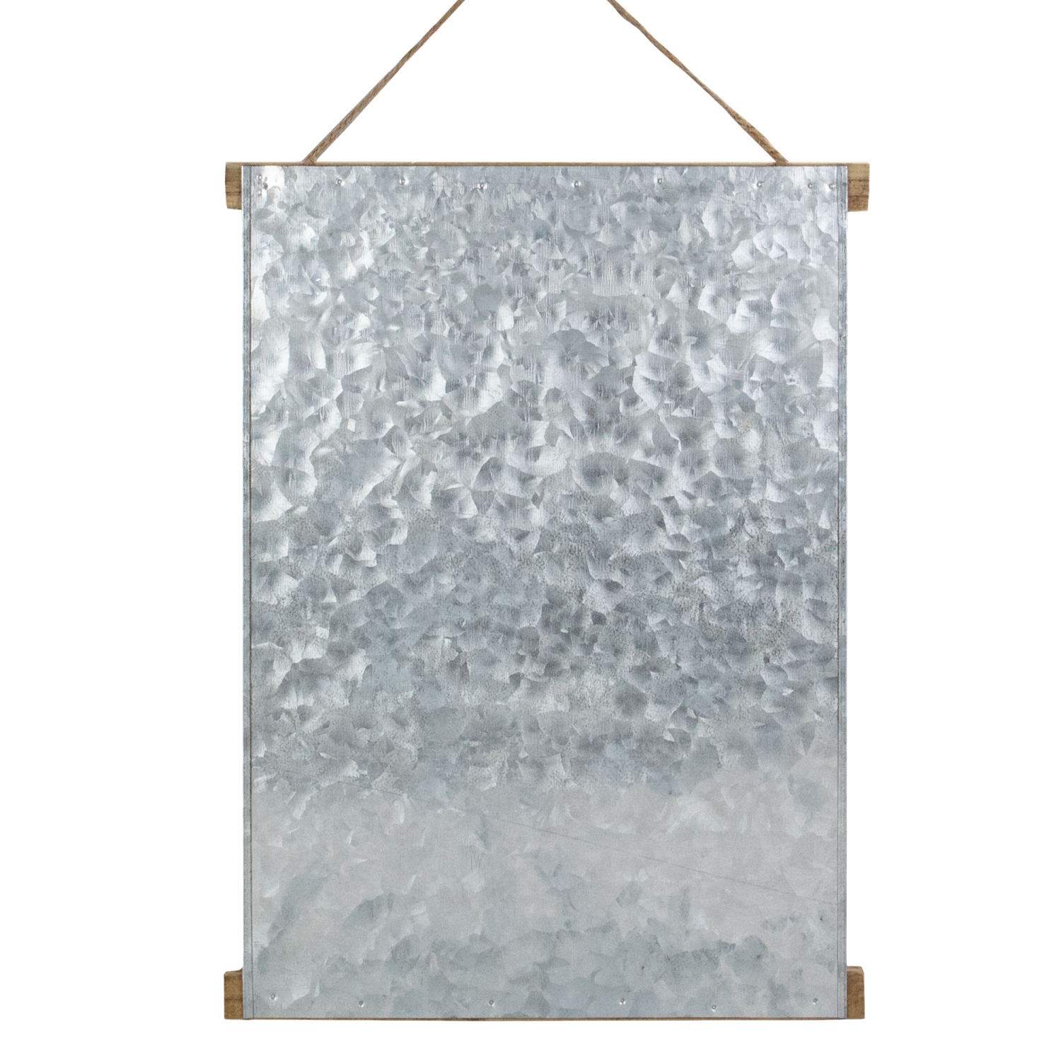 16" Merry Christmas Reindeer Galvanized Sheet Metal Hanging Wall Sign