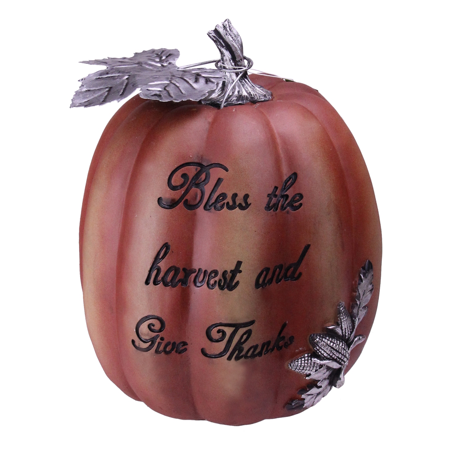 10 Bless the Harvest and Give Thanks Thanksgiving Table Top Pumpkin