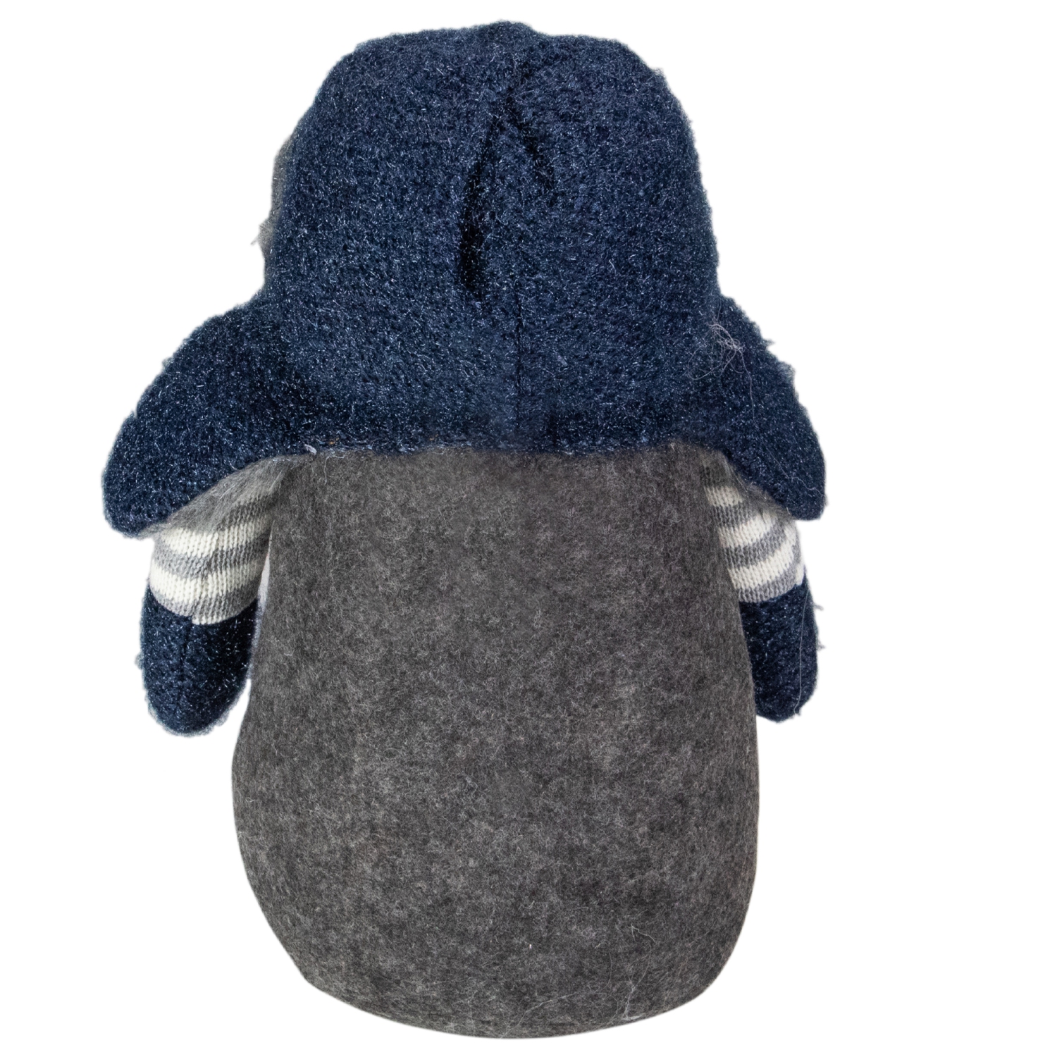 12.5" LED Lighted Blue and Gray Gnome Christmas Figure