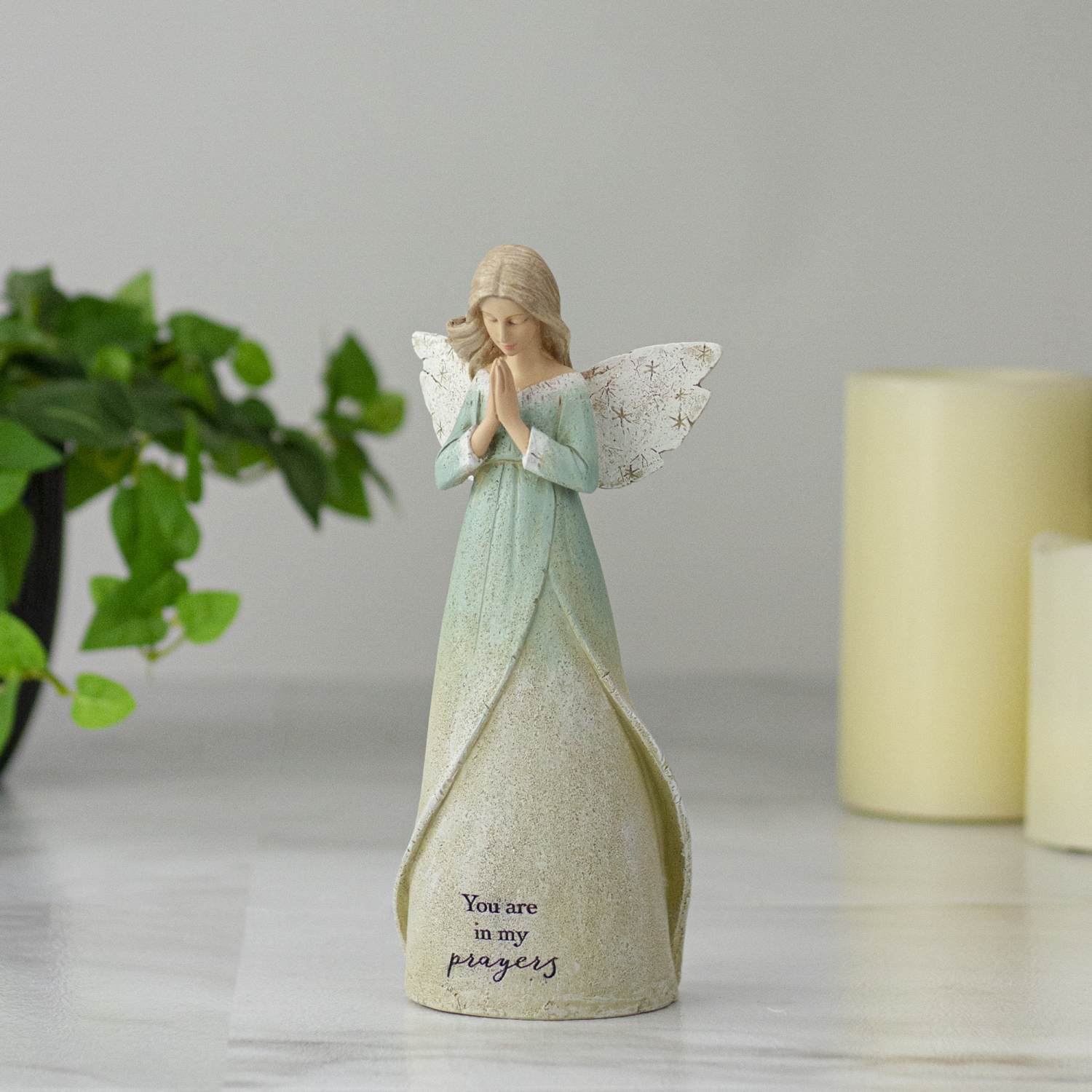 8.5" You Are in My Prayers Religious Angel Figure