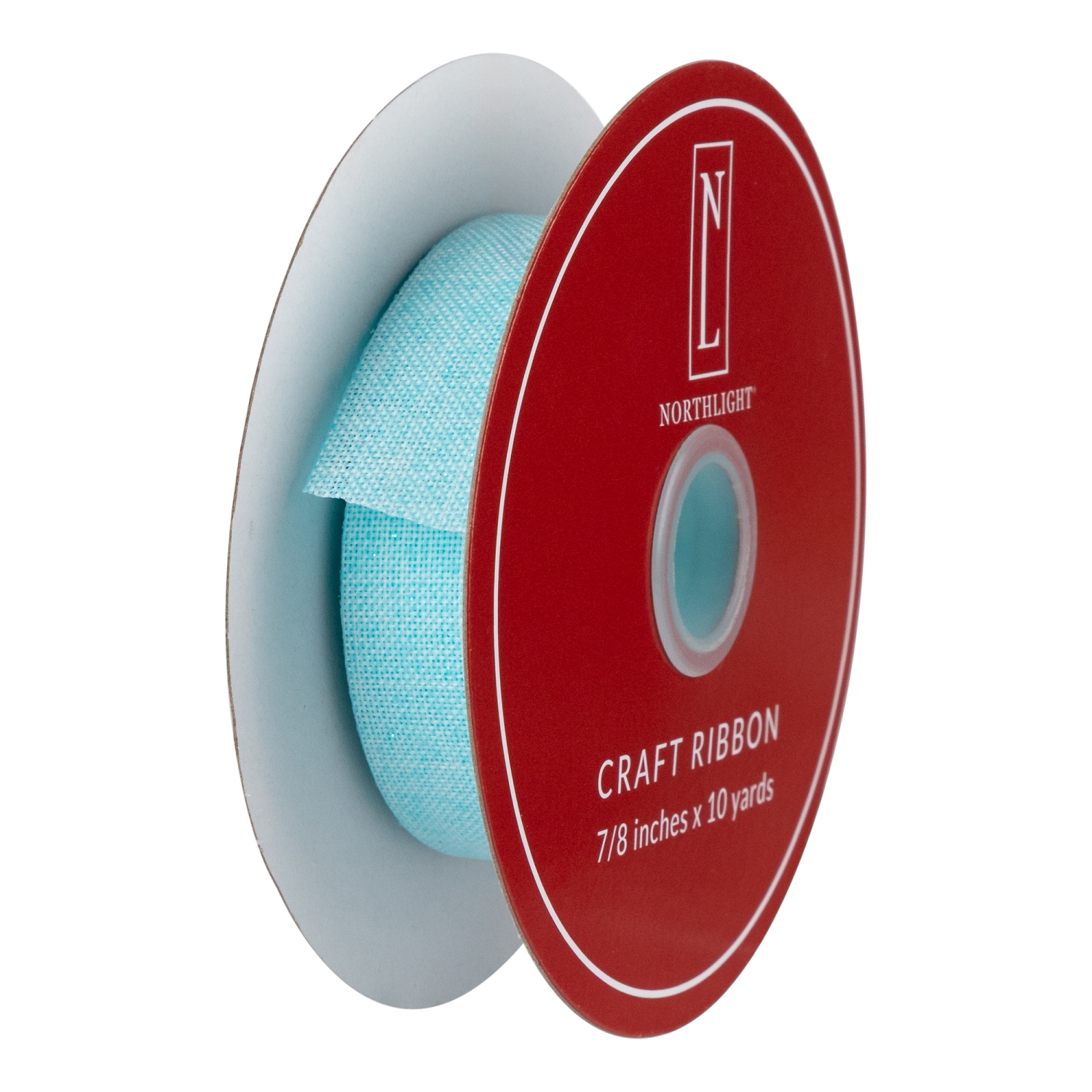 Blue Wired Craft Ribbon 7/8" x 10 Yards