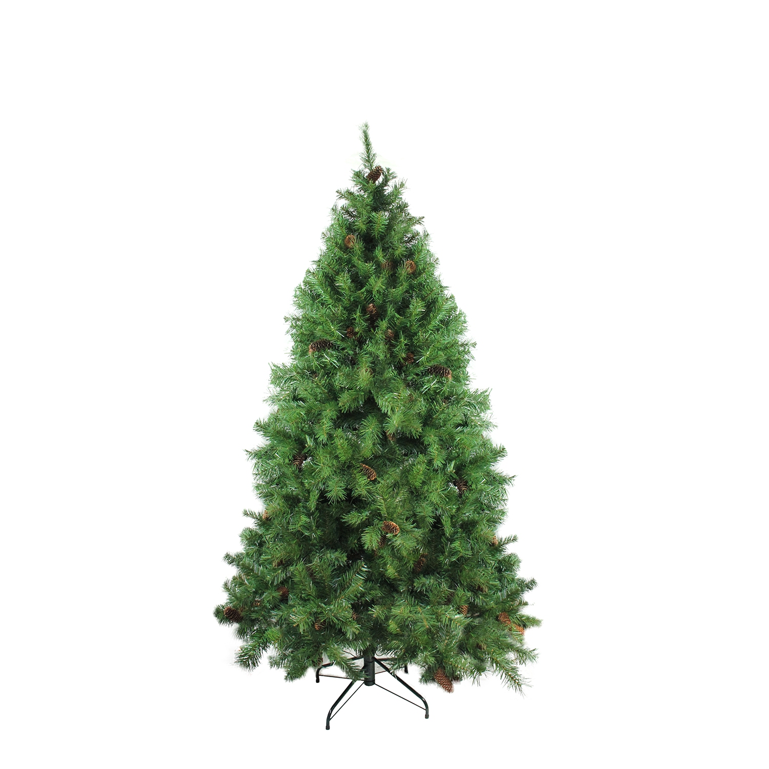 6.5' Full Dakota Red Pine with Pine Cones Artificial Christmas Tree - Unlit