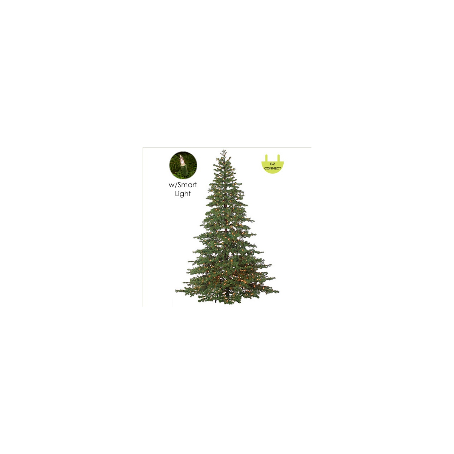7.5' Pre-Lit Full Layered Pine Artificial Christmas Tree - Multicolor LED Lights