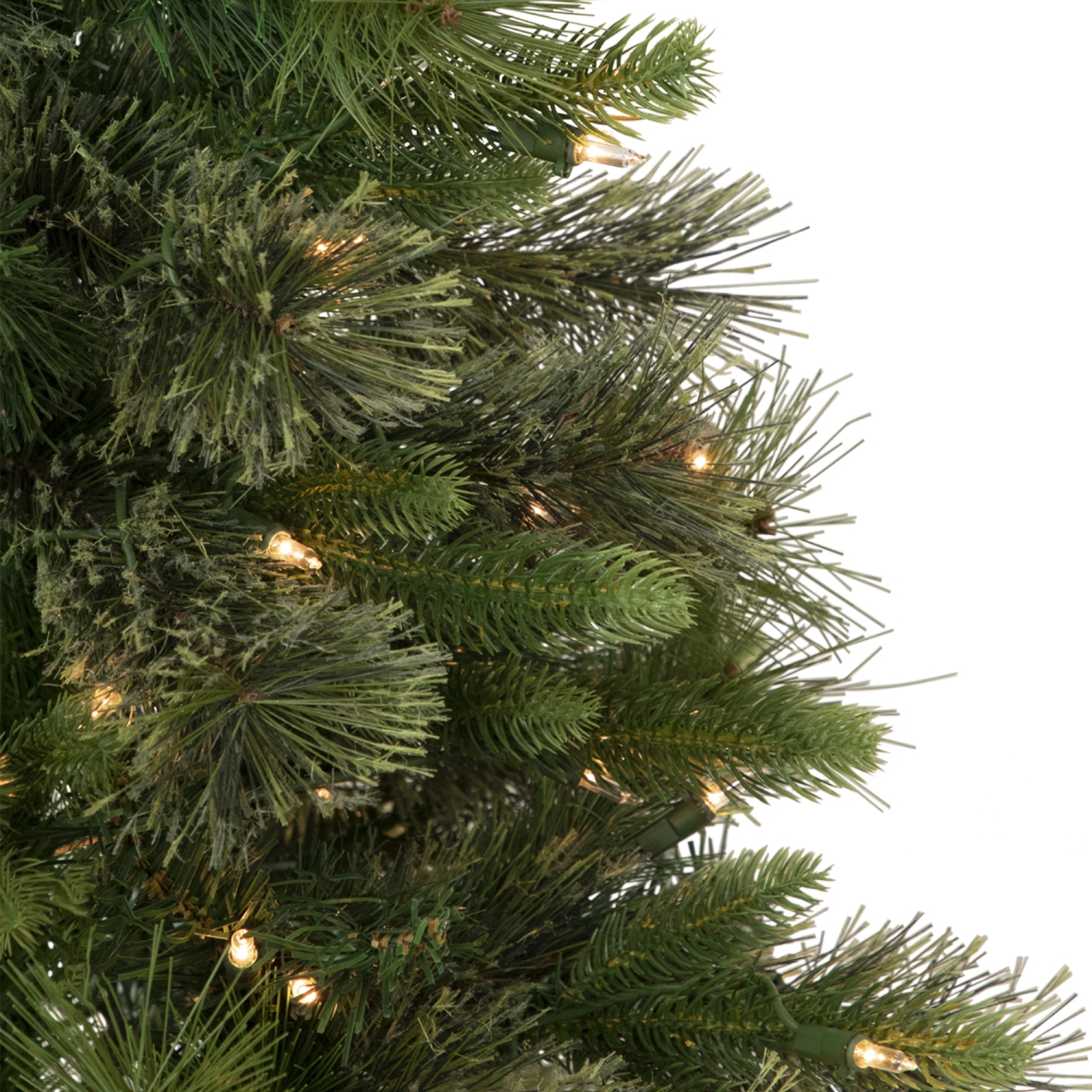 3' Pre-Lit Kingston Cashmere Pine Full Artificial Christmas Tree, Clear Lights