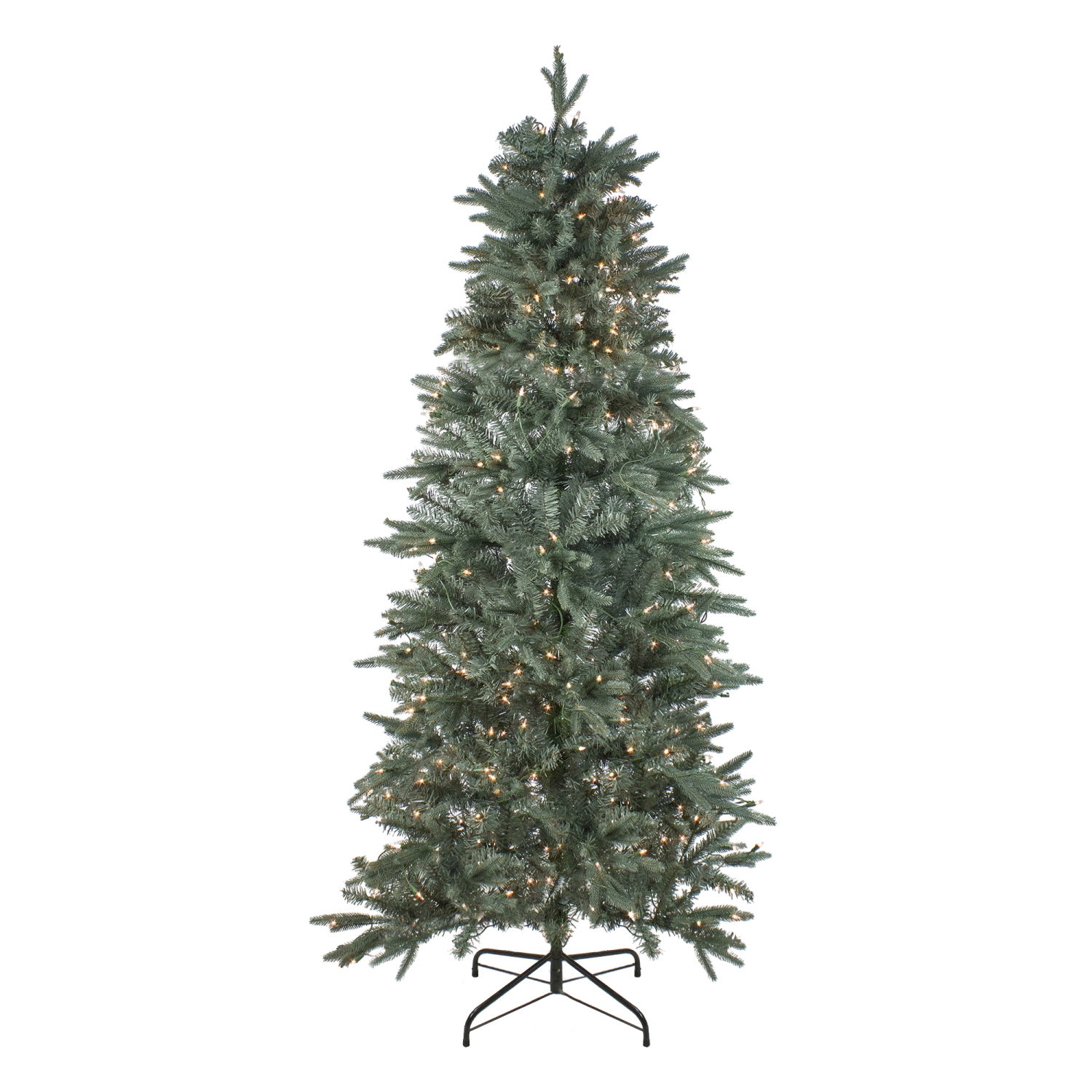 10' Pre-Lit Slim Washington Fraser Fir Artificial Christmas Tree - Clear Lights