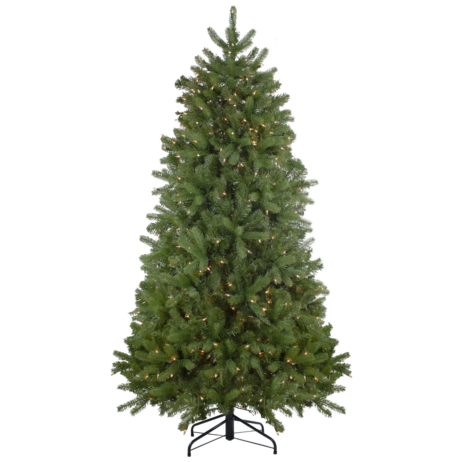 Sapin de Noël artificiel illuminé de 7.5 pi – lumières transparentes