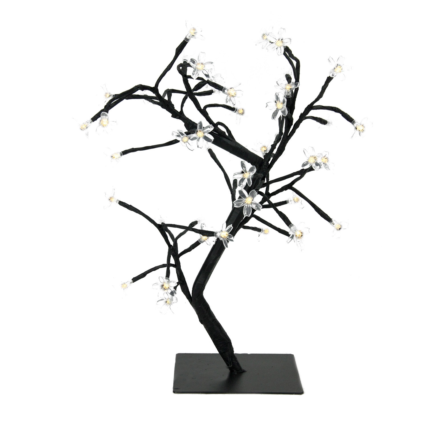 18" LED Lighted Japanese Sakura Blossom Flower Tree - Warm White Lights