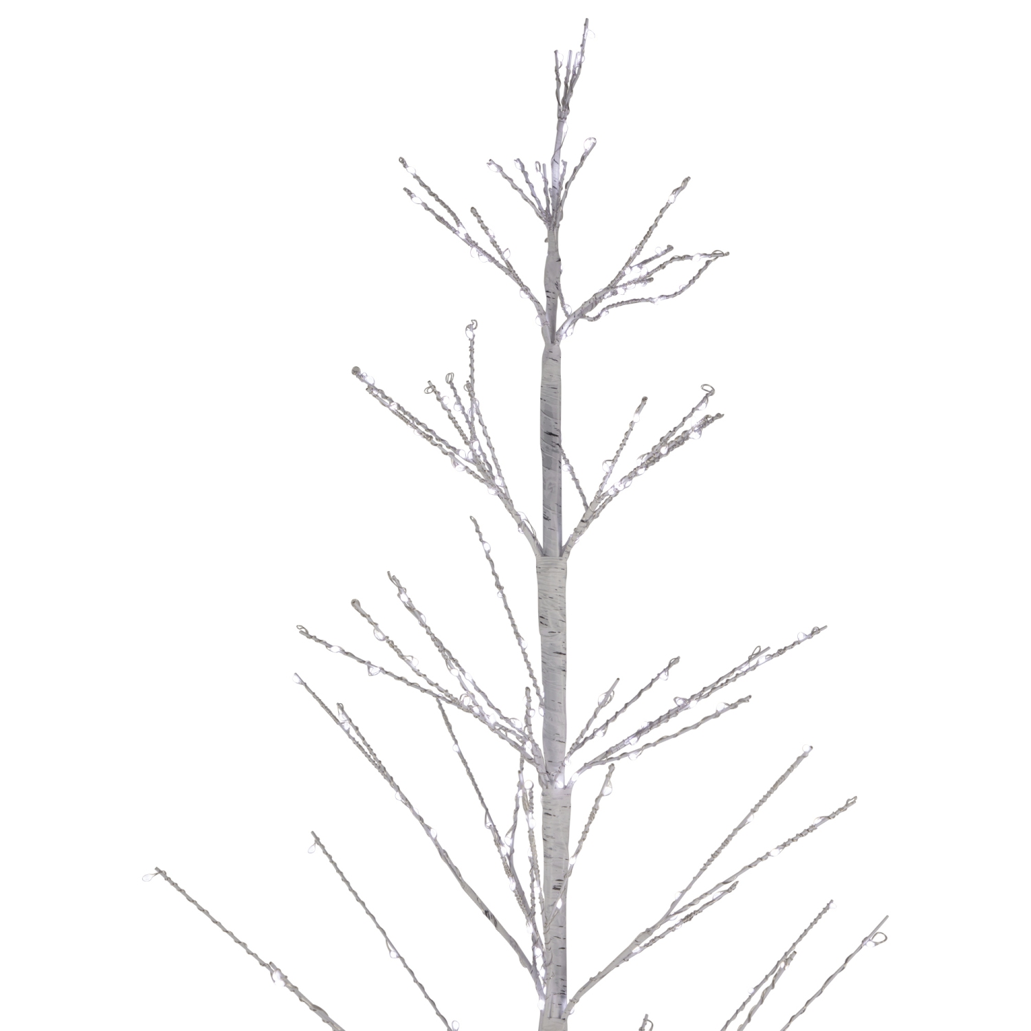 Arbre à brindilles de Noël à DEL en bouleau blanc lumineux de 6 pi – lumières blanc pur