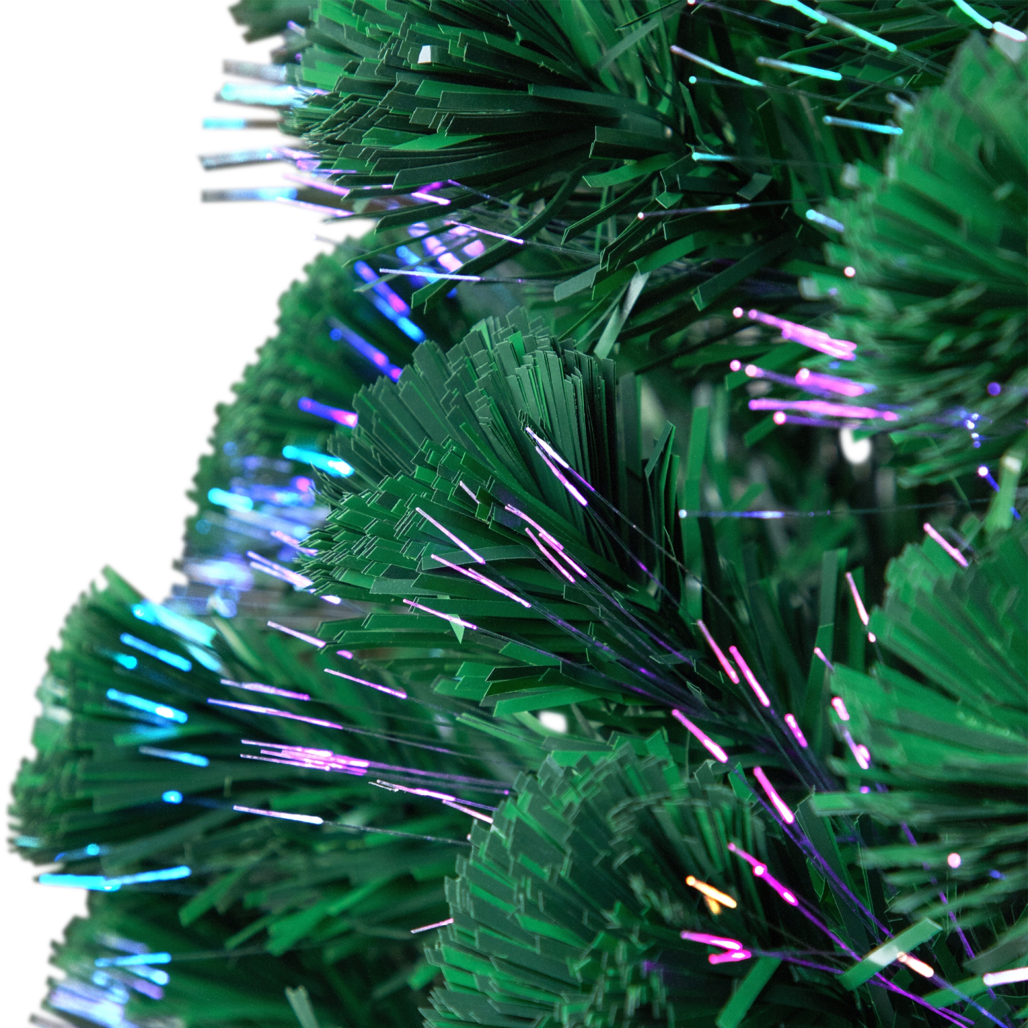 7' Pre-Lit Medium Color Changing Fiber Optic Artificial Christmas Tree