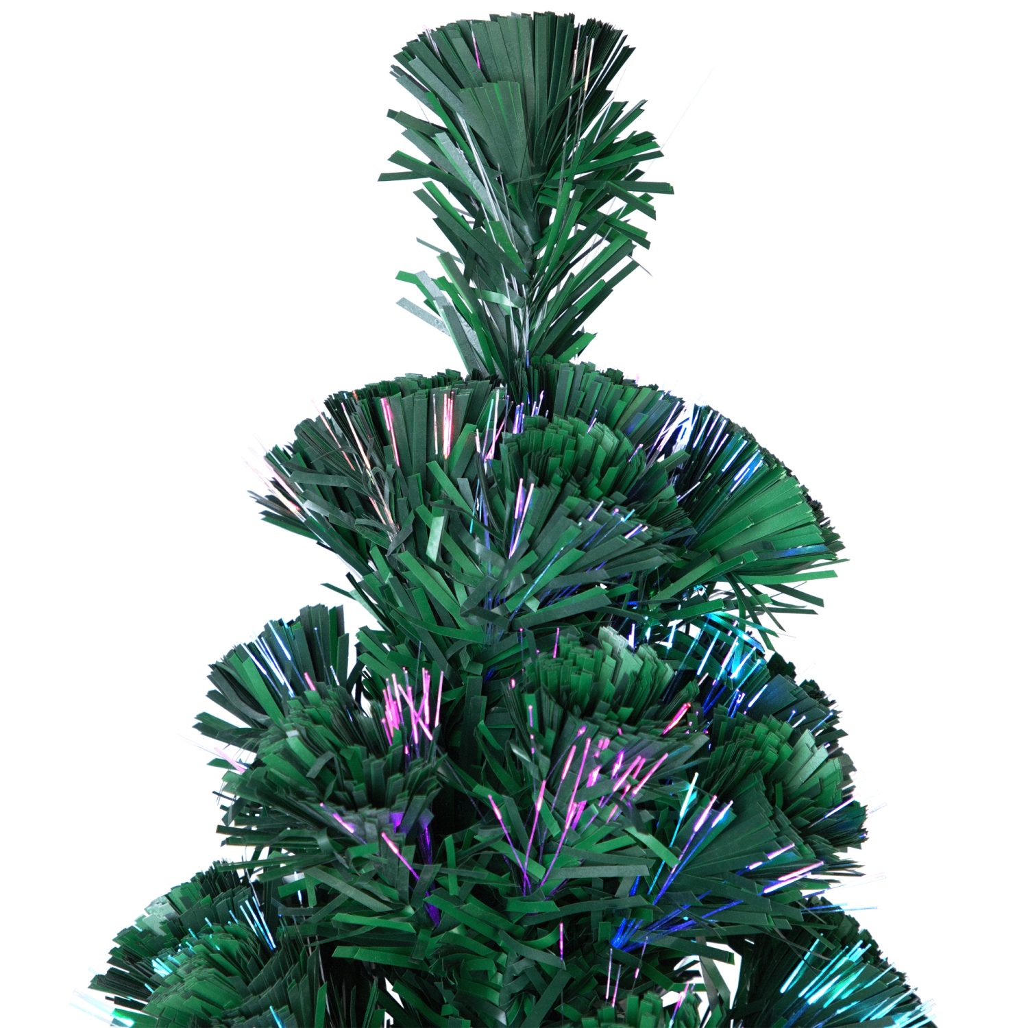 7' Pre-Lit Medium Color Changing Fiber Optic Artificial Christmas Tree