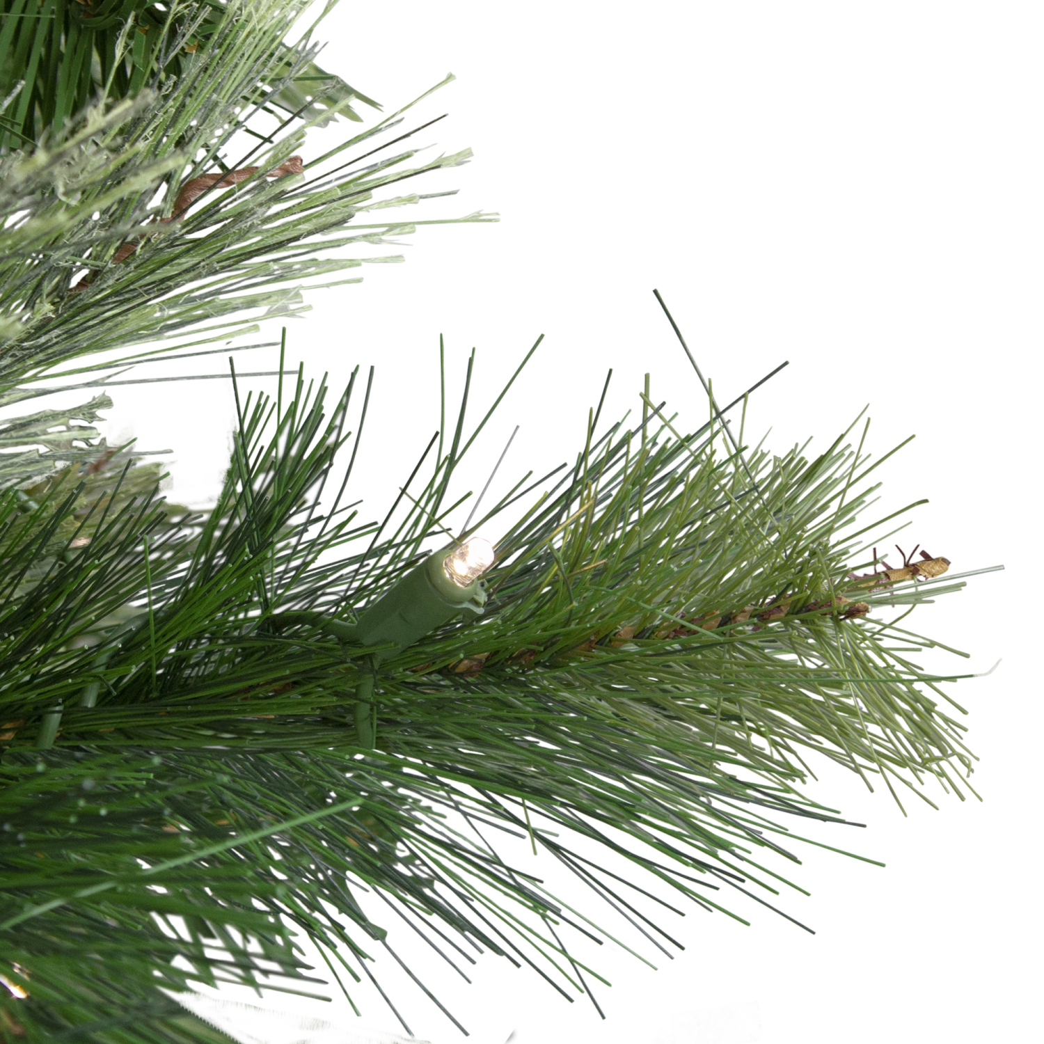 6.5' Pre-Lit Full Ashcroft Cashmere Pine Artificial Christmas Tree - Warm Clear LED Lights