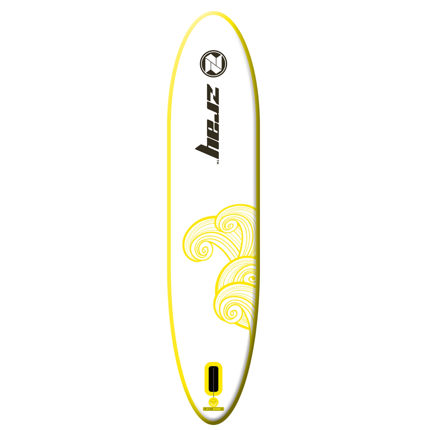 10.75' Yellow Inflatable Z-Ray X2 All Around Multiboard with Paddle and Pump