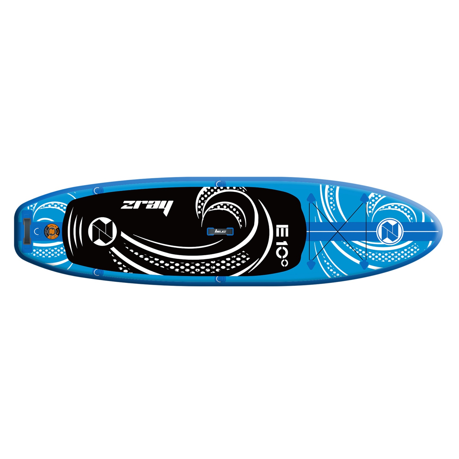 9.75' Zray E10 Evasion Deluxe All Around Inflatable Stand-Up Paddle Board