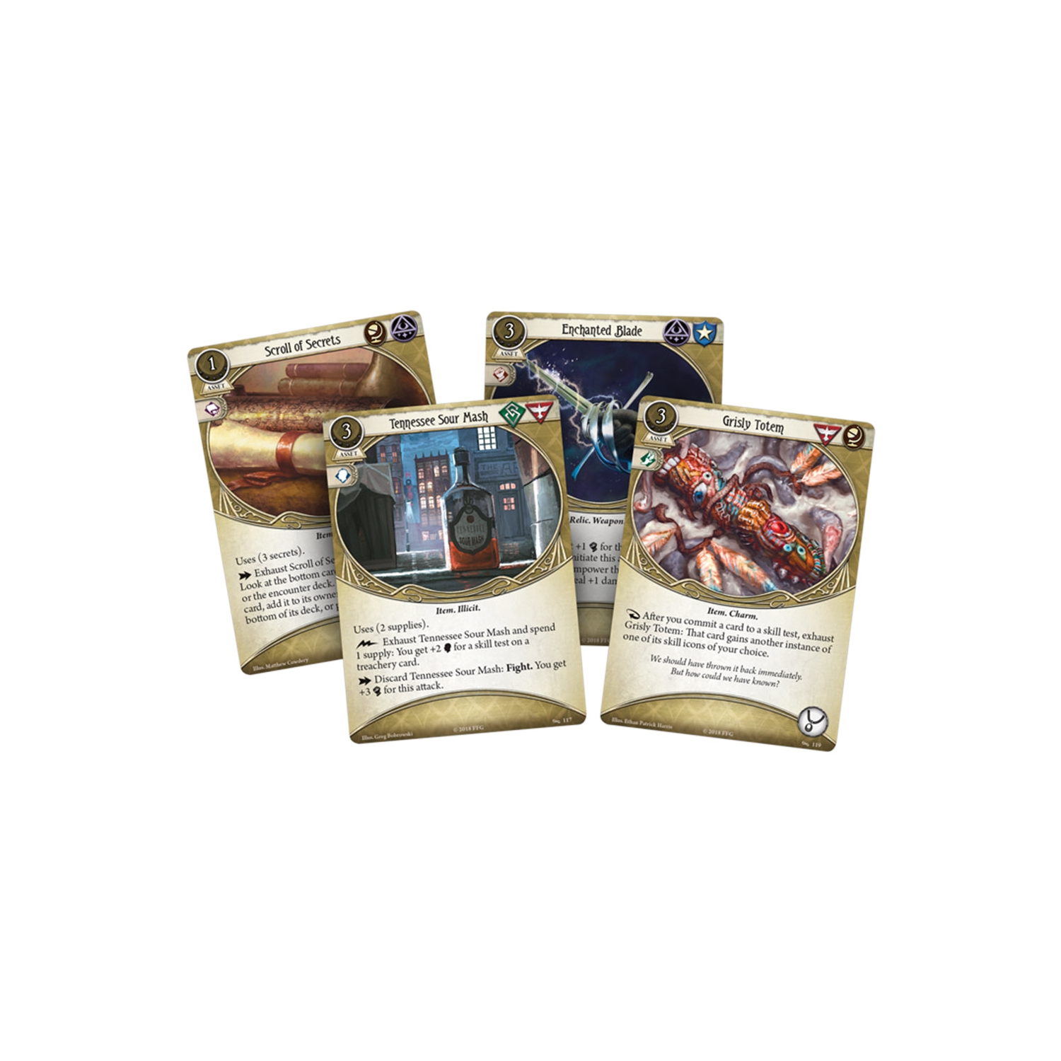 Fantasy Flight Games Arkham Horror: The Card Game - The Secret Name Mythos Pack 1-2 players, ages 14+, 60-120 minutes