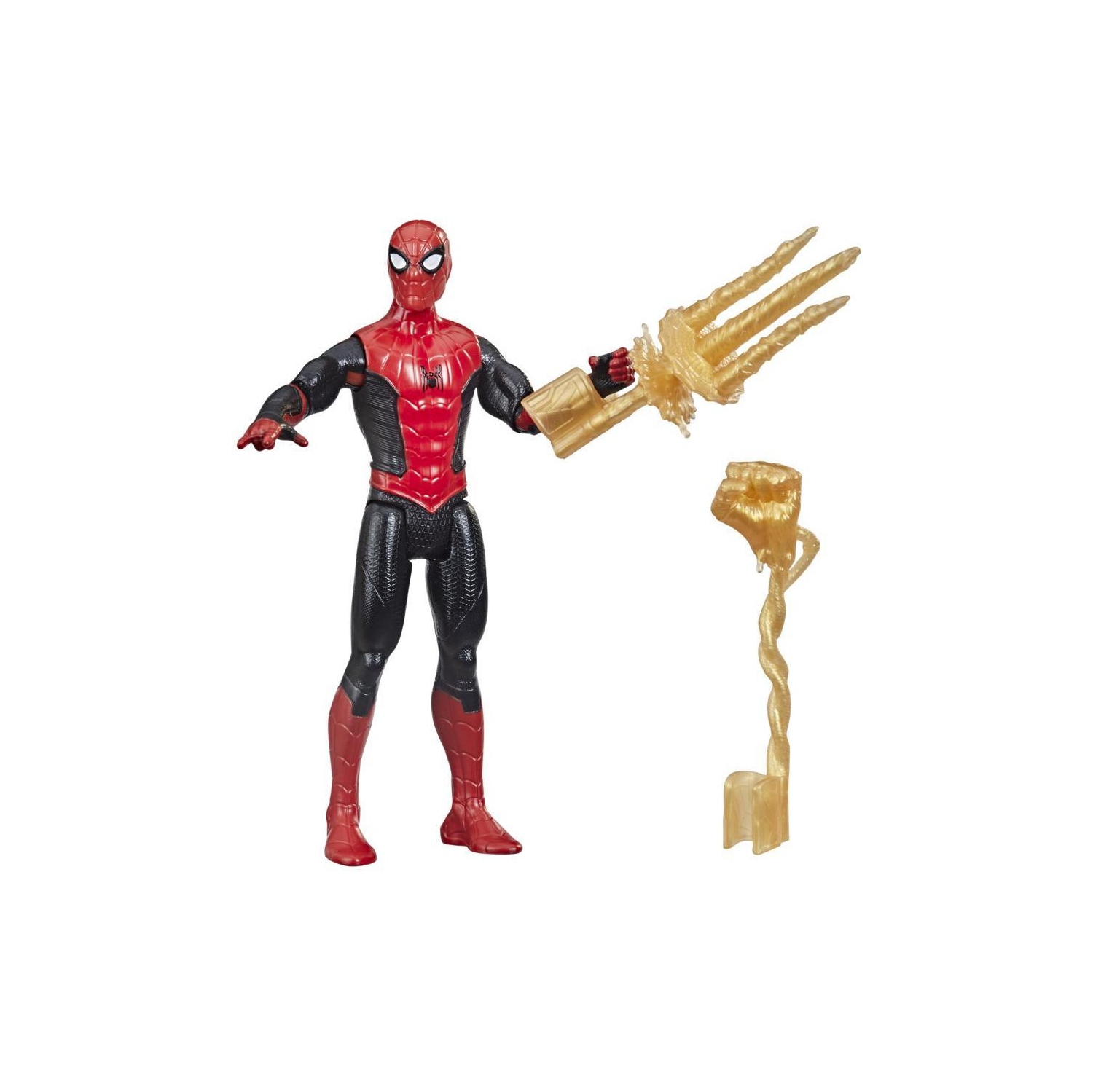 Hasbro Marvel Spider-Man Mystery Web Gear 6" Action Figure Black and Red Suit Spiderman