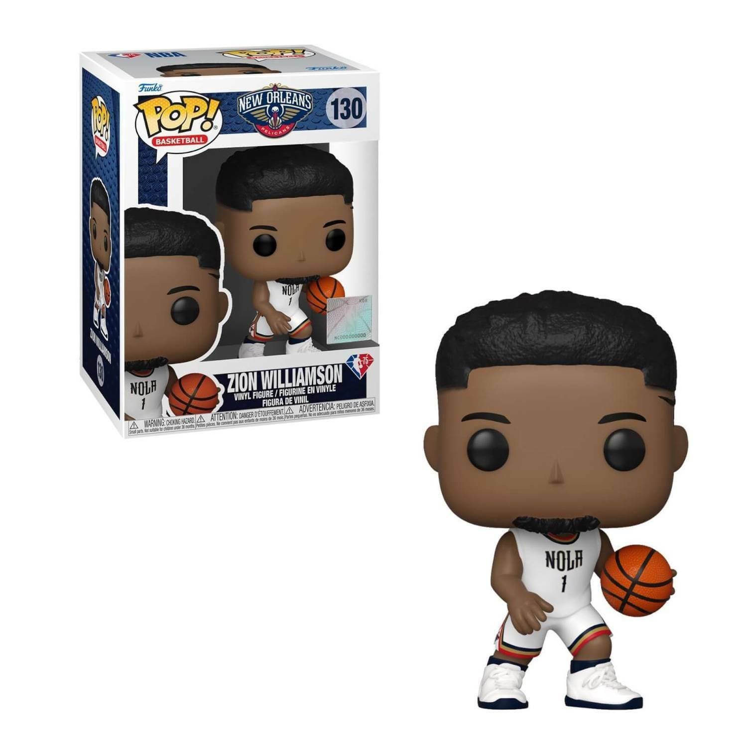 Funko Pop! Basketball NBA Vinyl Figure Zion Williamson #130 (SALE) City Edition 2021