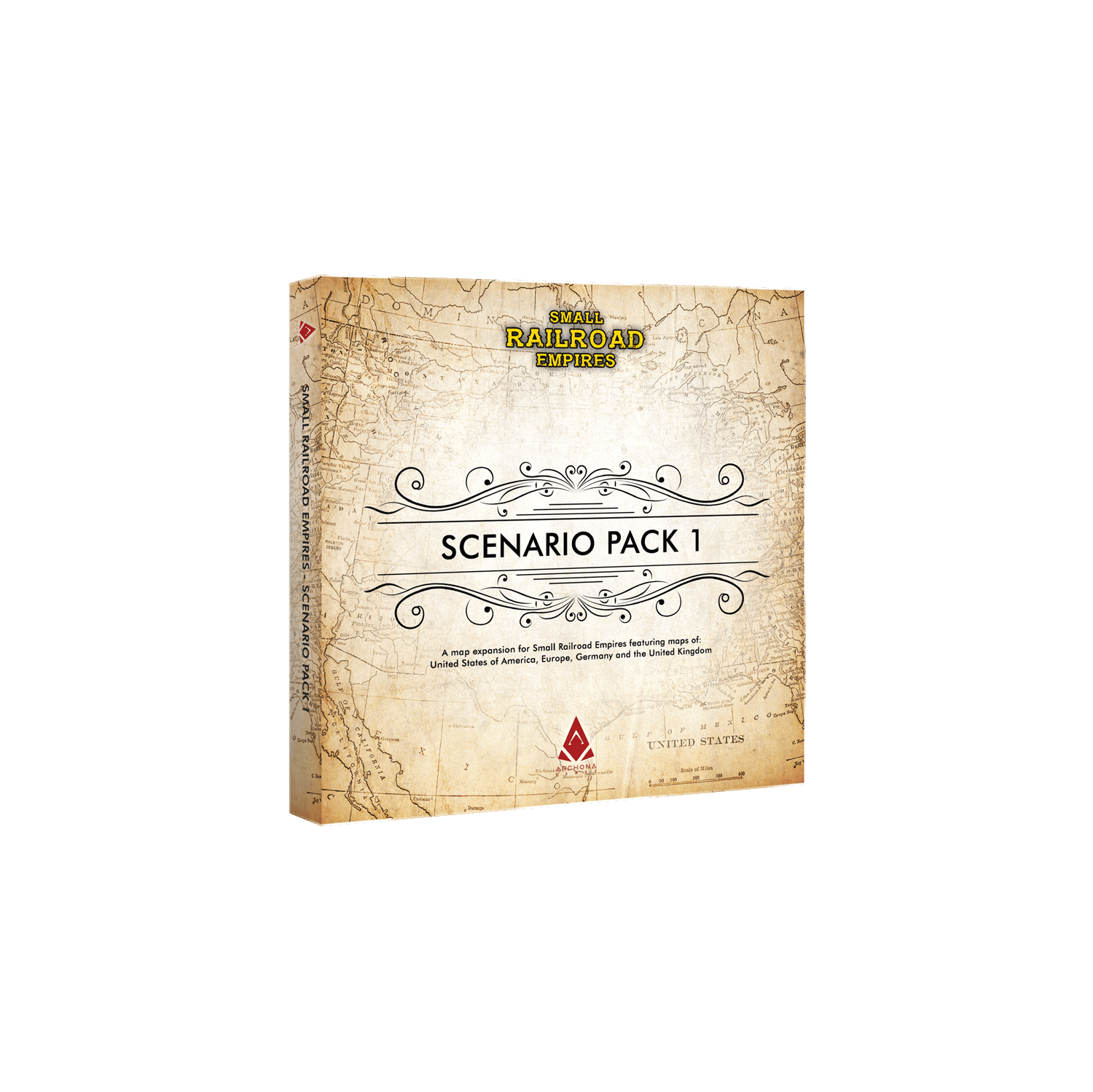 Archona Games Small Railroad Empires: Scenario Pack 1 2-5 players, ages 13+, 30-60 minutes