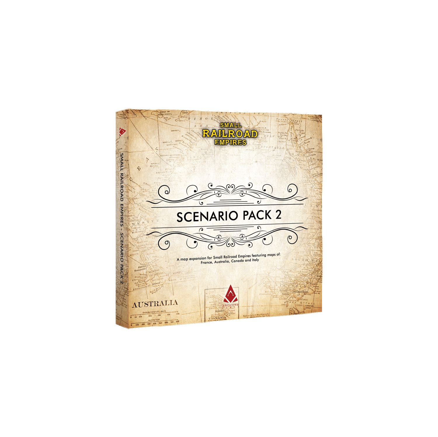 Archona Games Small Railroad Empires: Scenario Pack 2 2-5 players, ages 13+, 30-60 minutes