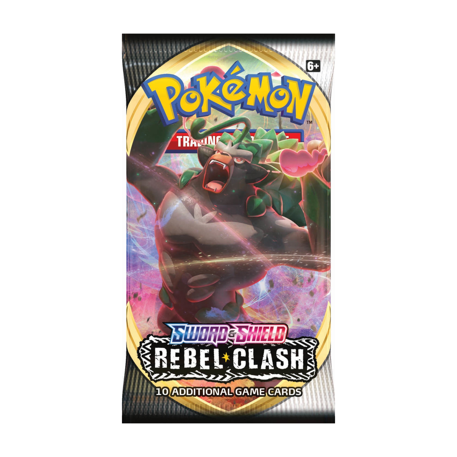 Pokemon USA Pokemon Trading Card Game: Sword & Shield (SWSH2) Rebel Clash Booster Pack 10 cards per pack