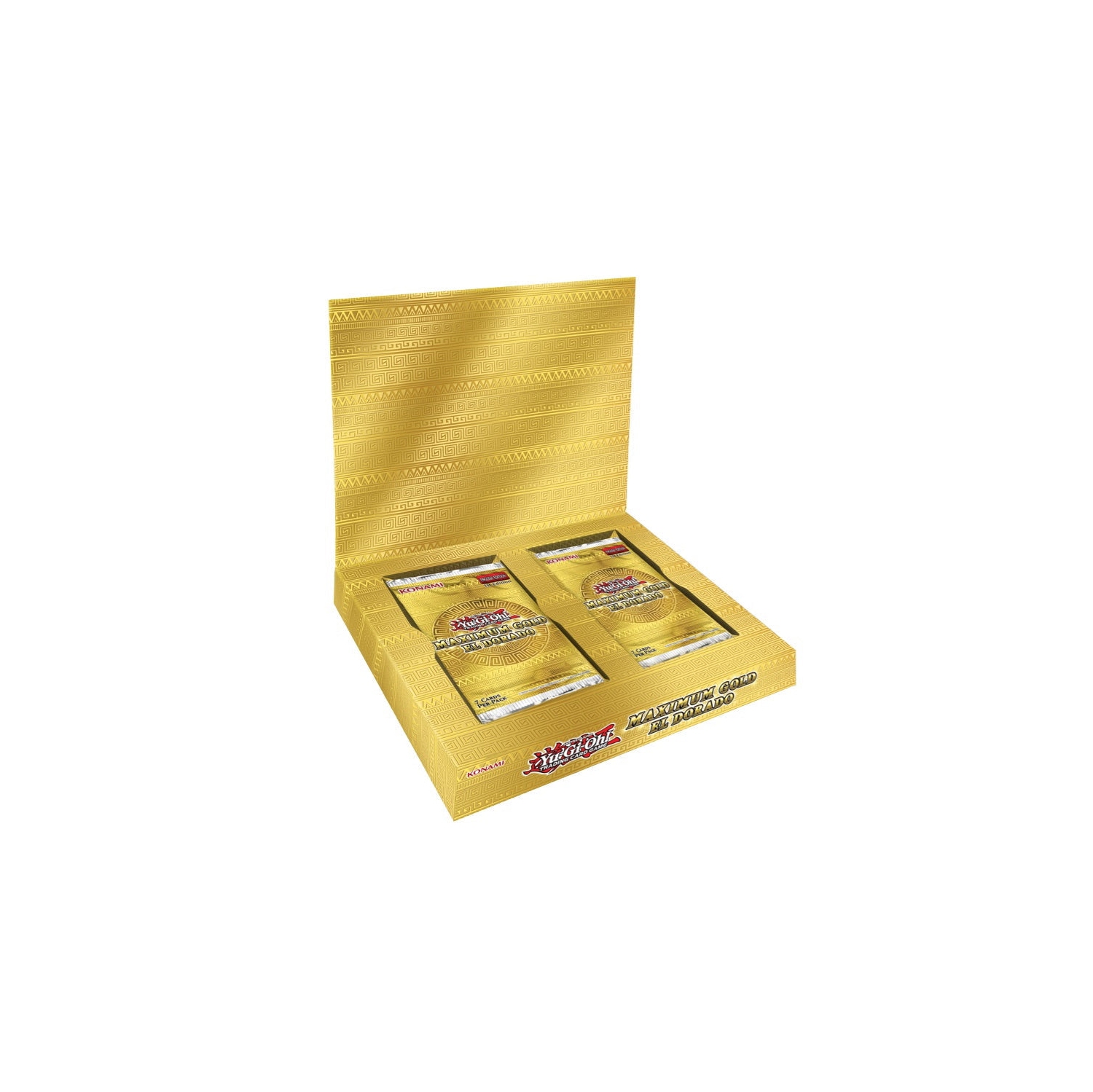 YuGiOh! Jeu de cartes à collectionner&nbsp;: Maximum Gold El Dorado 4 paquets, 7 cartes par paquet