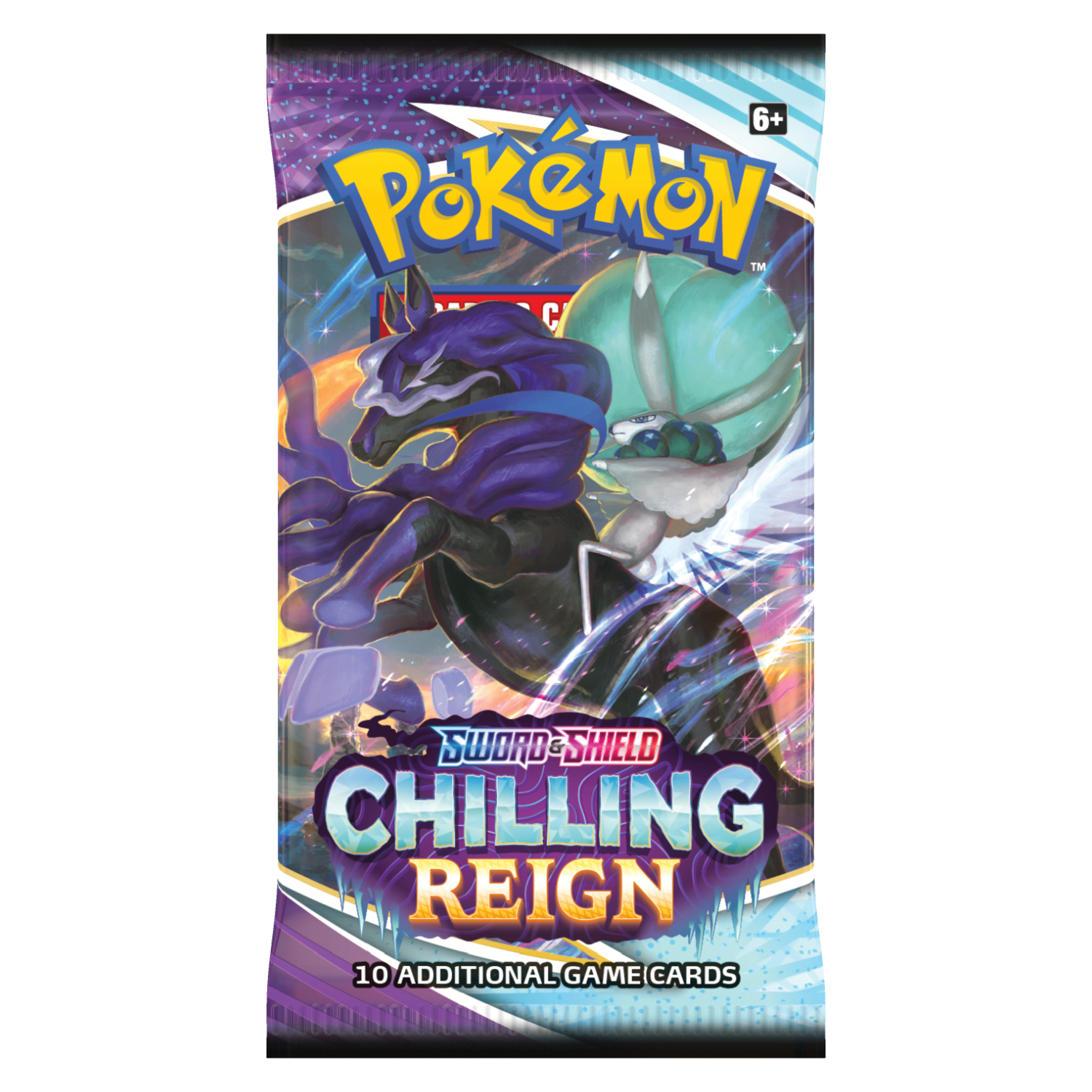 Pokemon USA Pokemon Trading Card Game: Sword & Shield (SWSH6) Chilling Reign Booster Pack 10 cards per pack