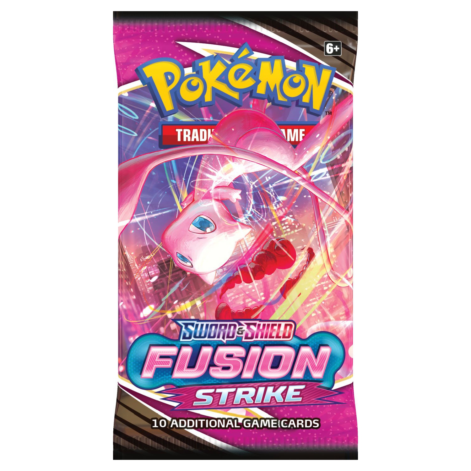 Pokemon USA Pokemon Trading Card Game: Sword & Shield (SWSH8) Fusion Strike Booster Pack 10 cards per pack