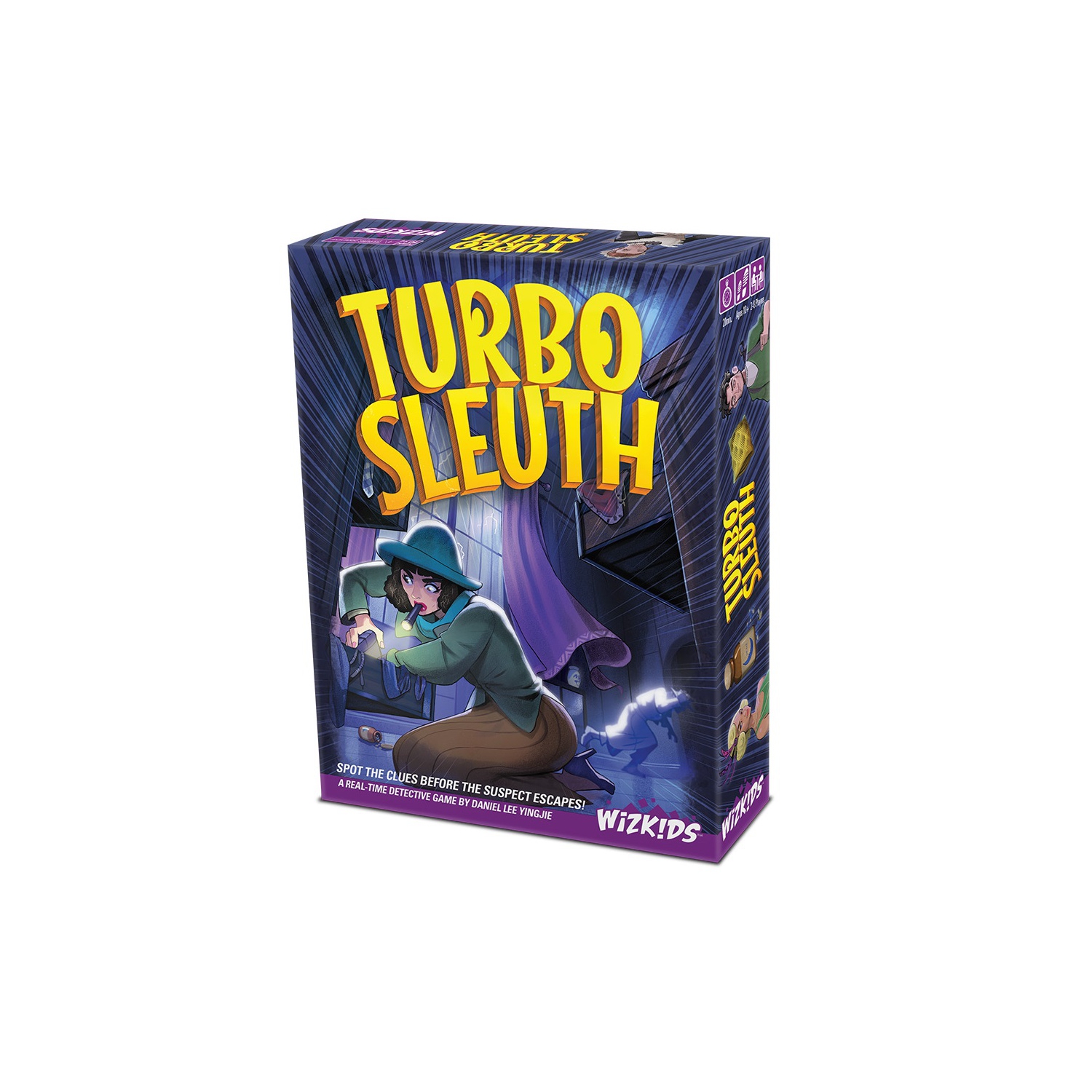 WizKids Games Turbo Sleuth 2-8 players, ages 10+, 20 minutes