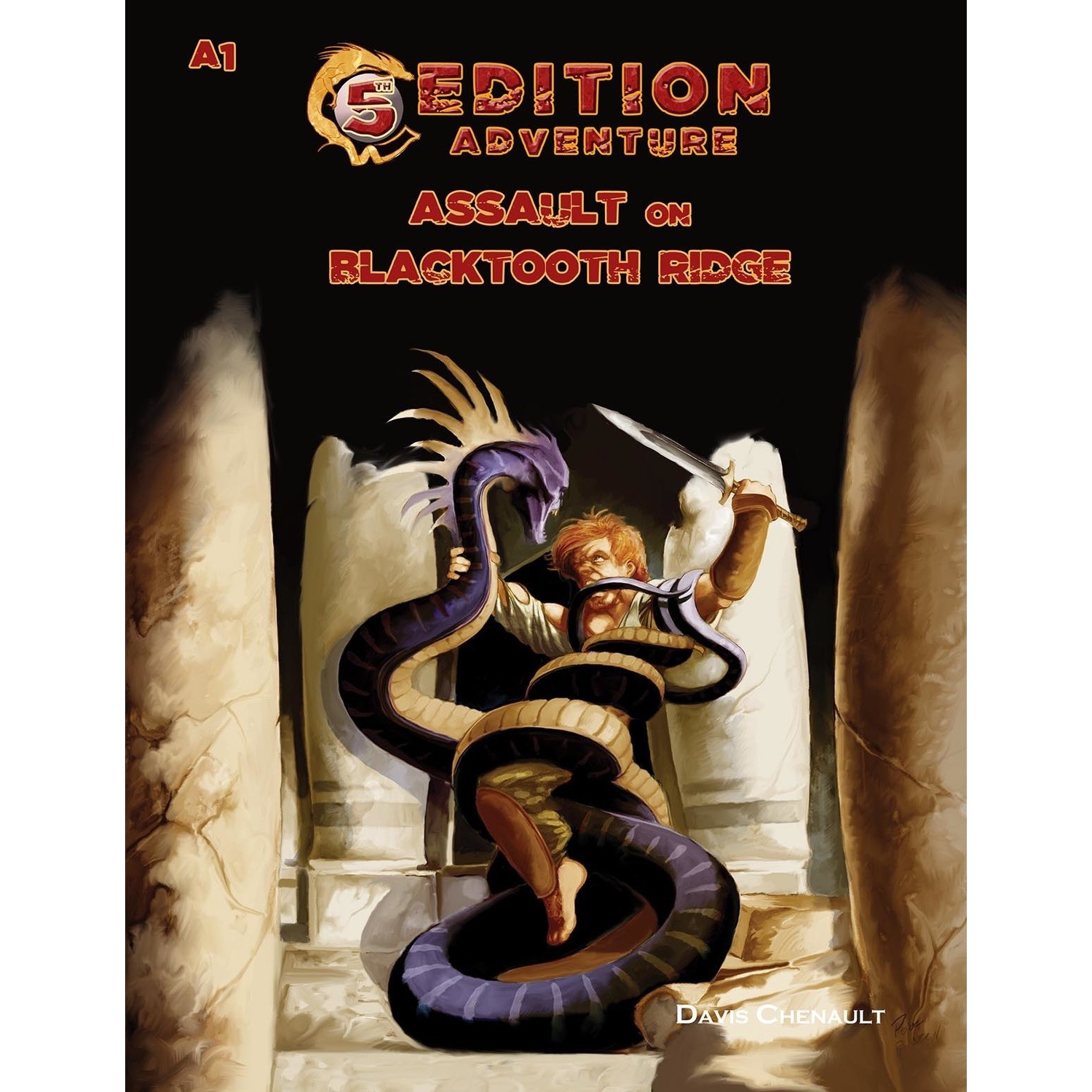 Troll Lord Games 5th Edition Adventure: A1 Assault on Blacktooth Ridge Soft Cover Book