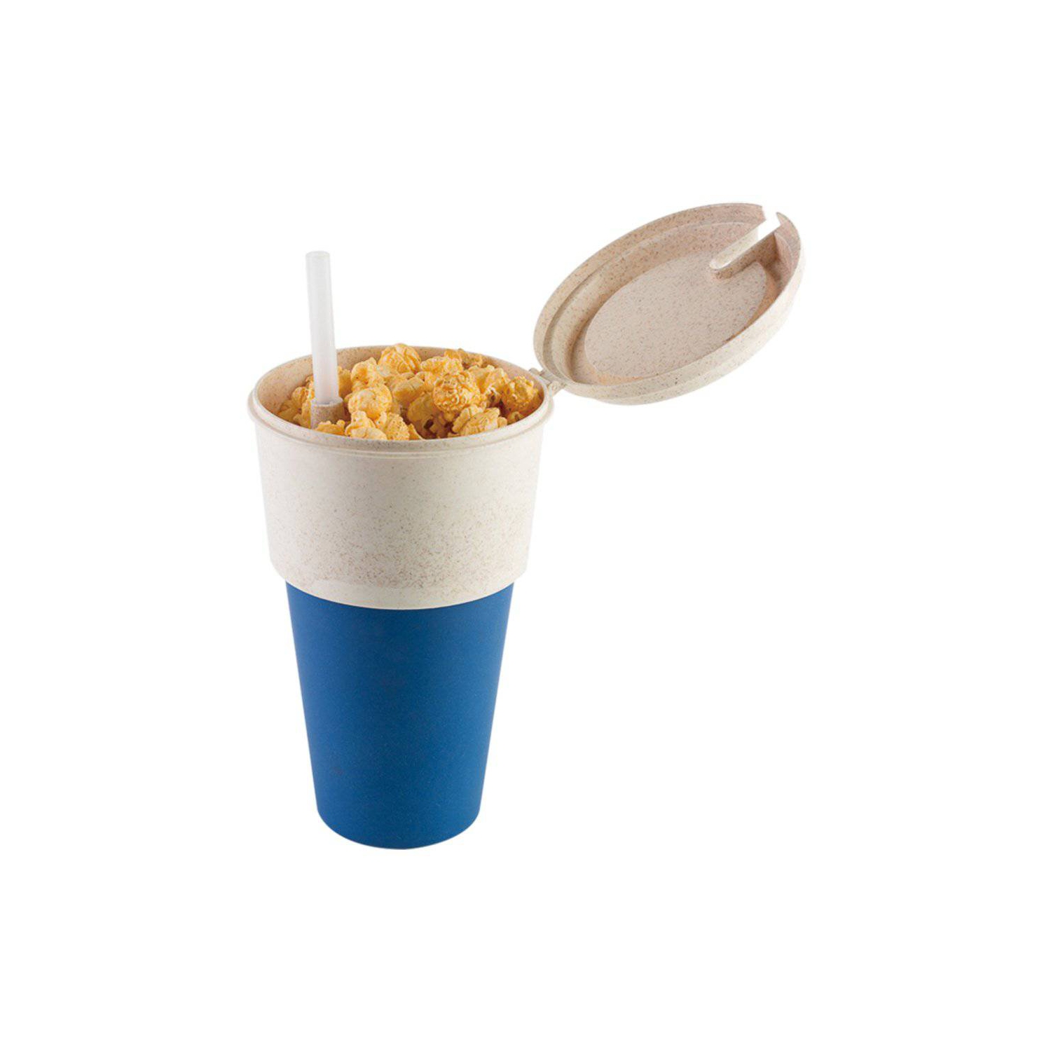 Snack/Popcorn and Drink cup BLUE