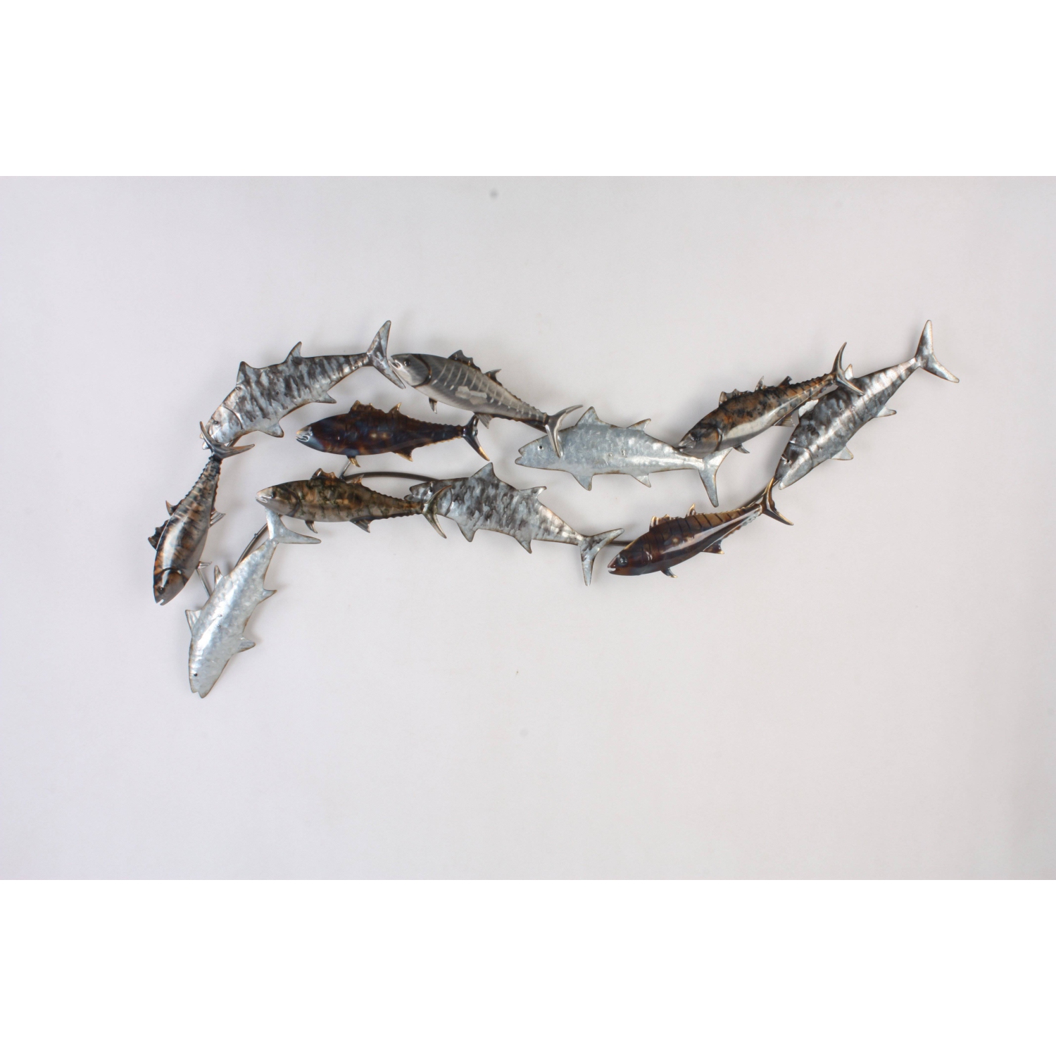 Ocean Fish Metal wall art 48"x20"