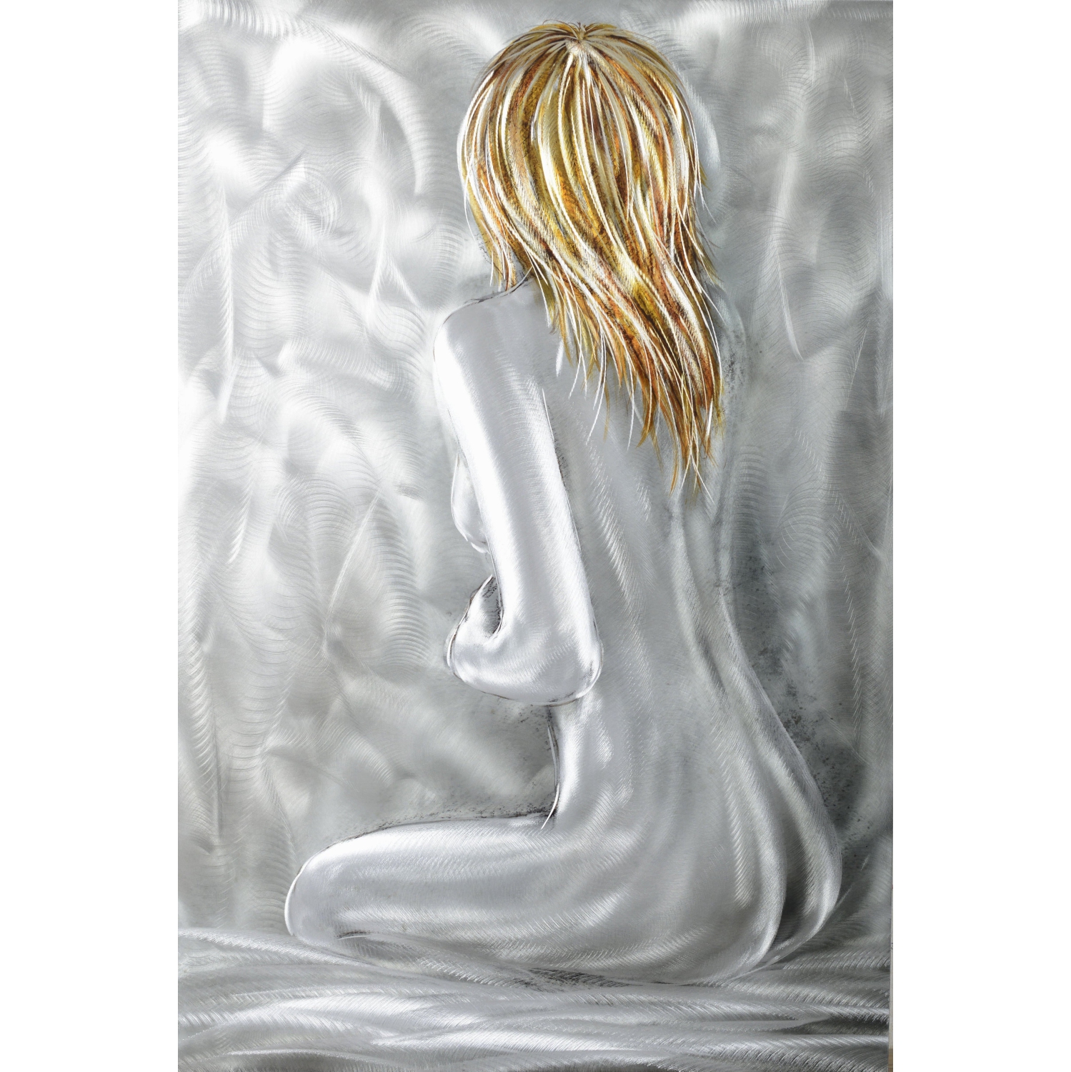 Lonely Girl Metal Wall Art