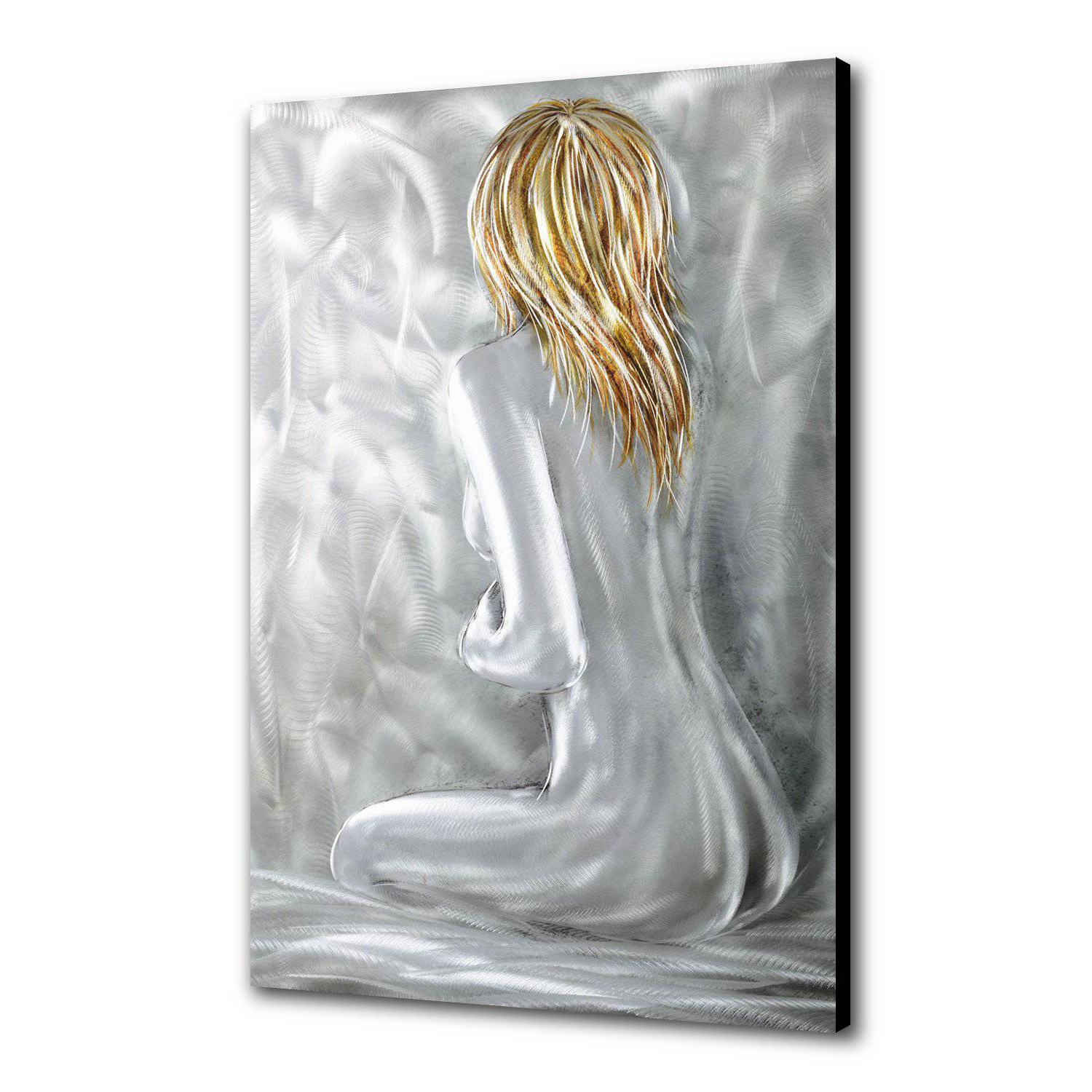 Lonely Girl Metal Wall Art