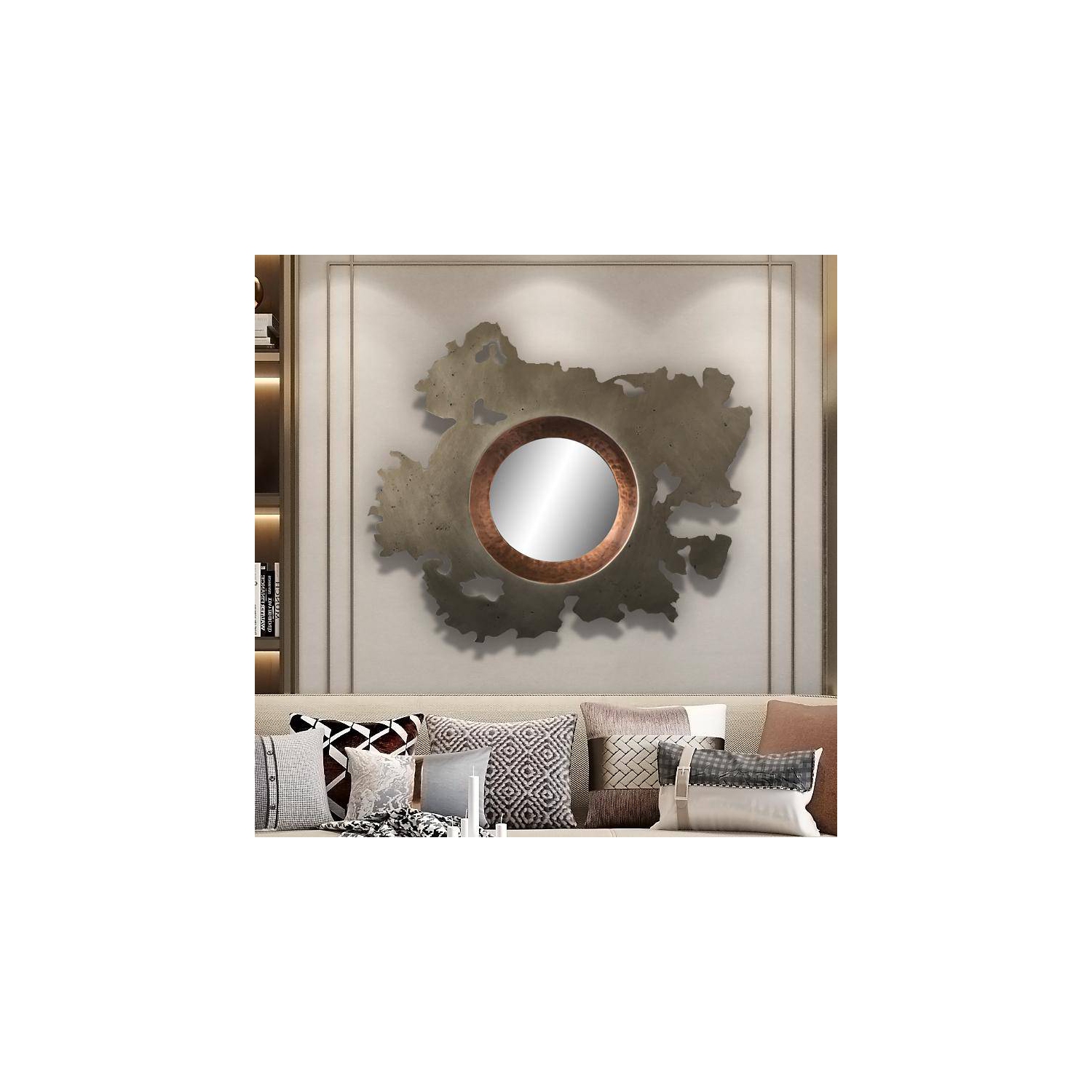 Wall Mirror - Decorative Metal Mirror