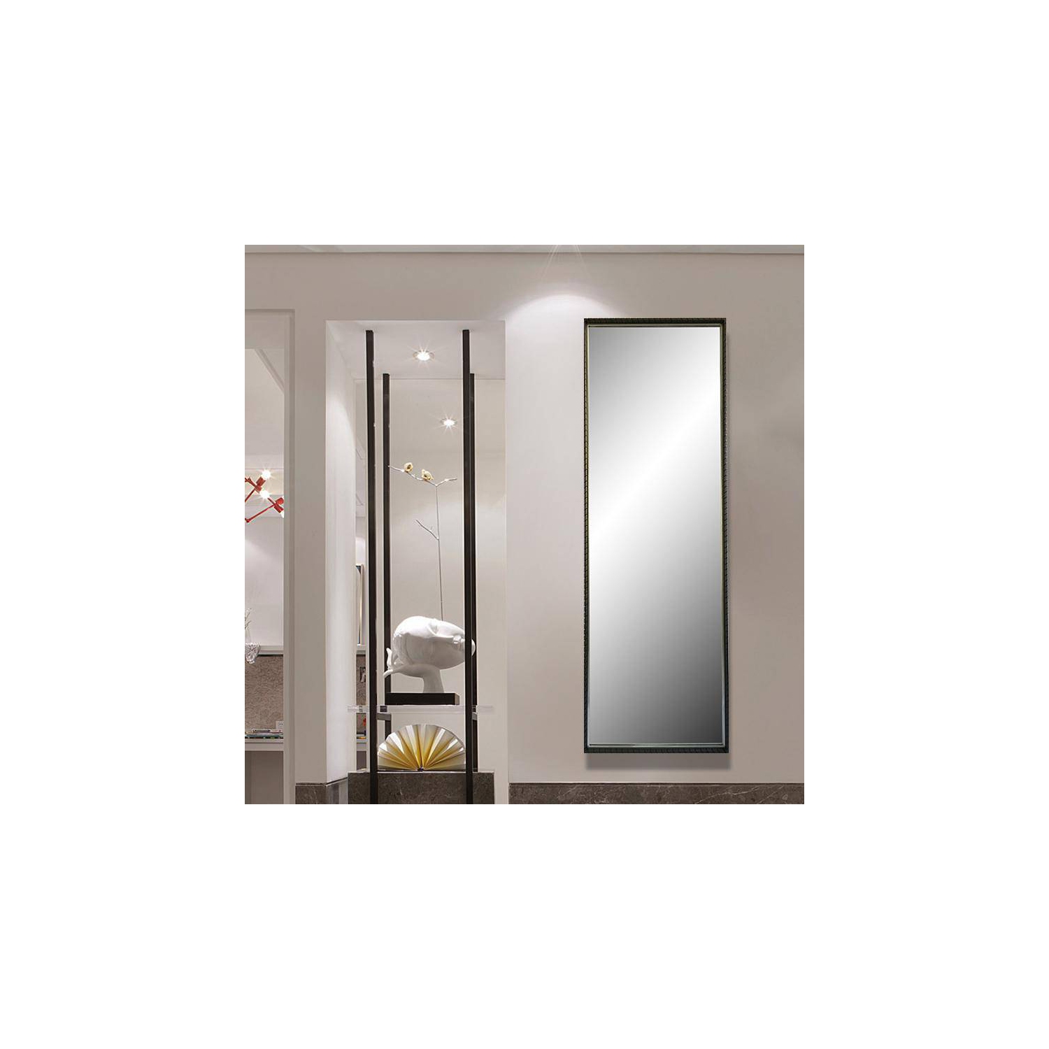 Wall Mirror - Metal wall or floor mirror