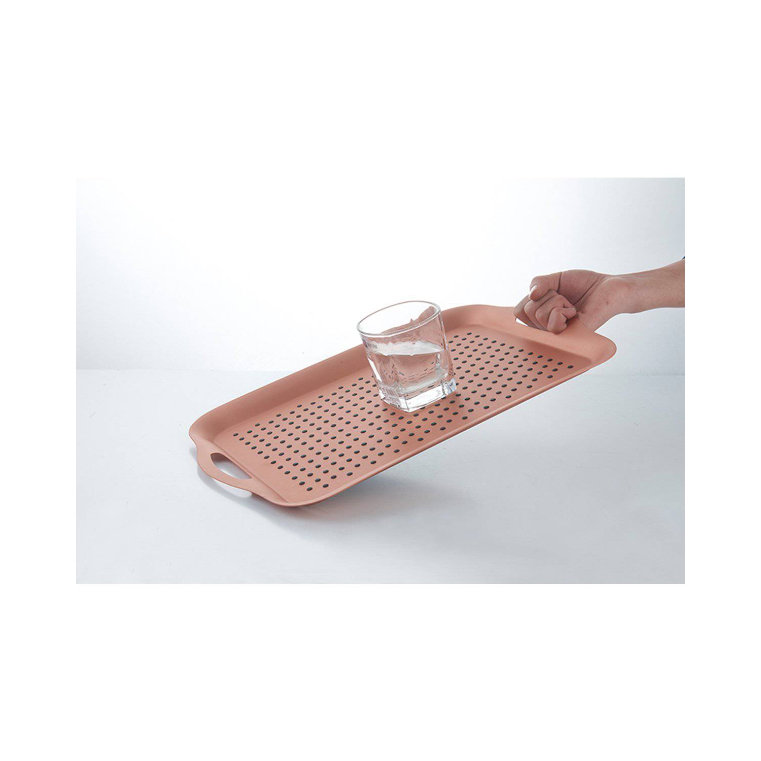 Non-slip tech tray & coasters set COPPER