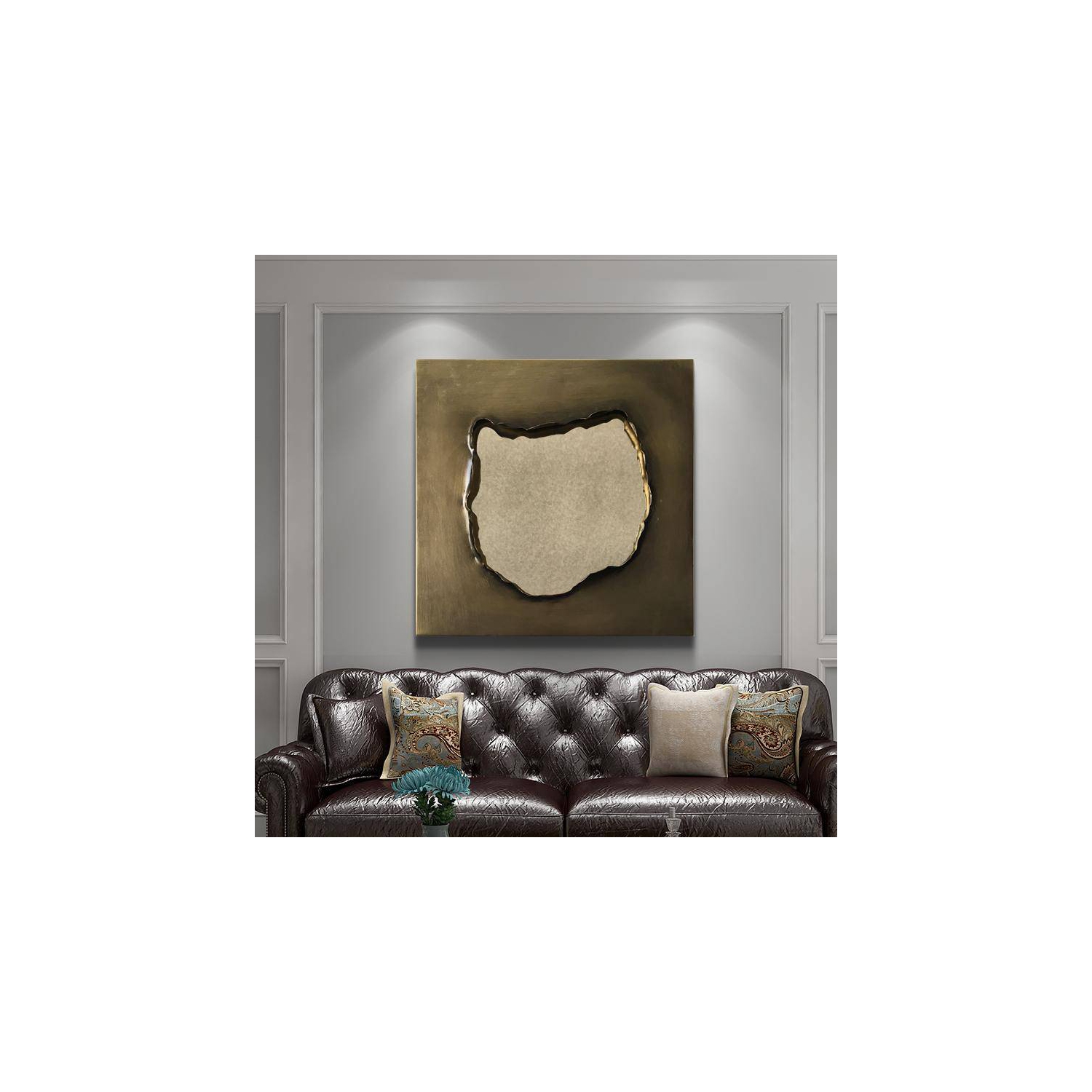 Wall Mirror - Decorative Metal Wall Mirror