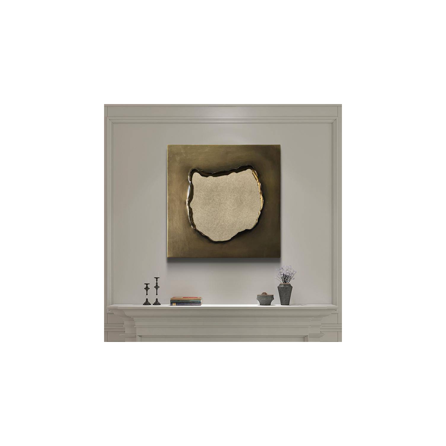 Wall Mirror - Decorative Metal Wall Mirror