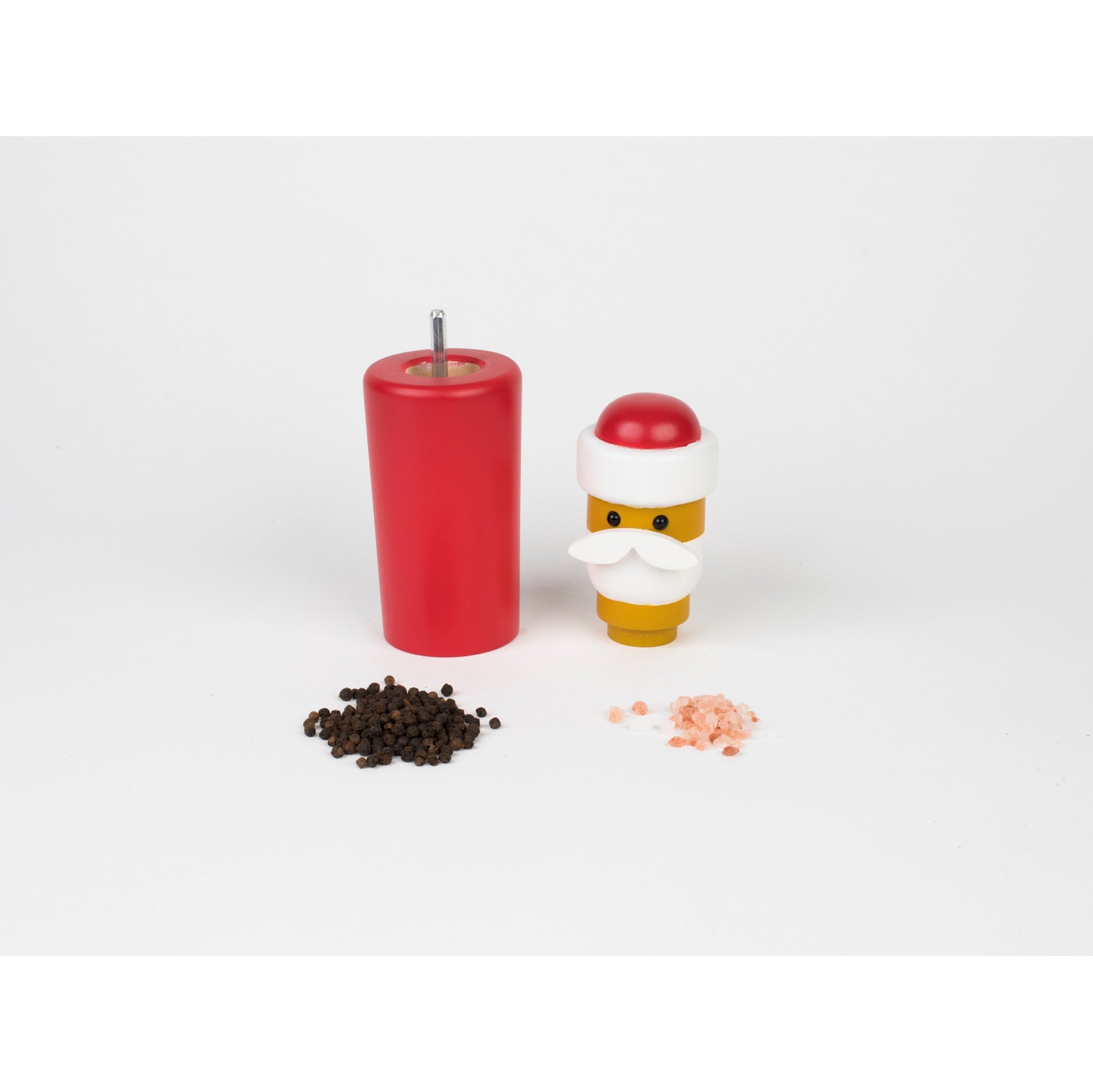 7.5" SHORT SANTA CLAUS SALT & PEPPER MILL