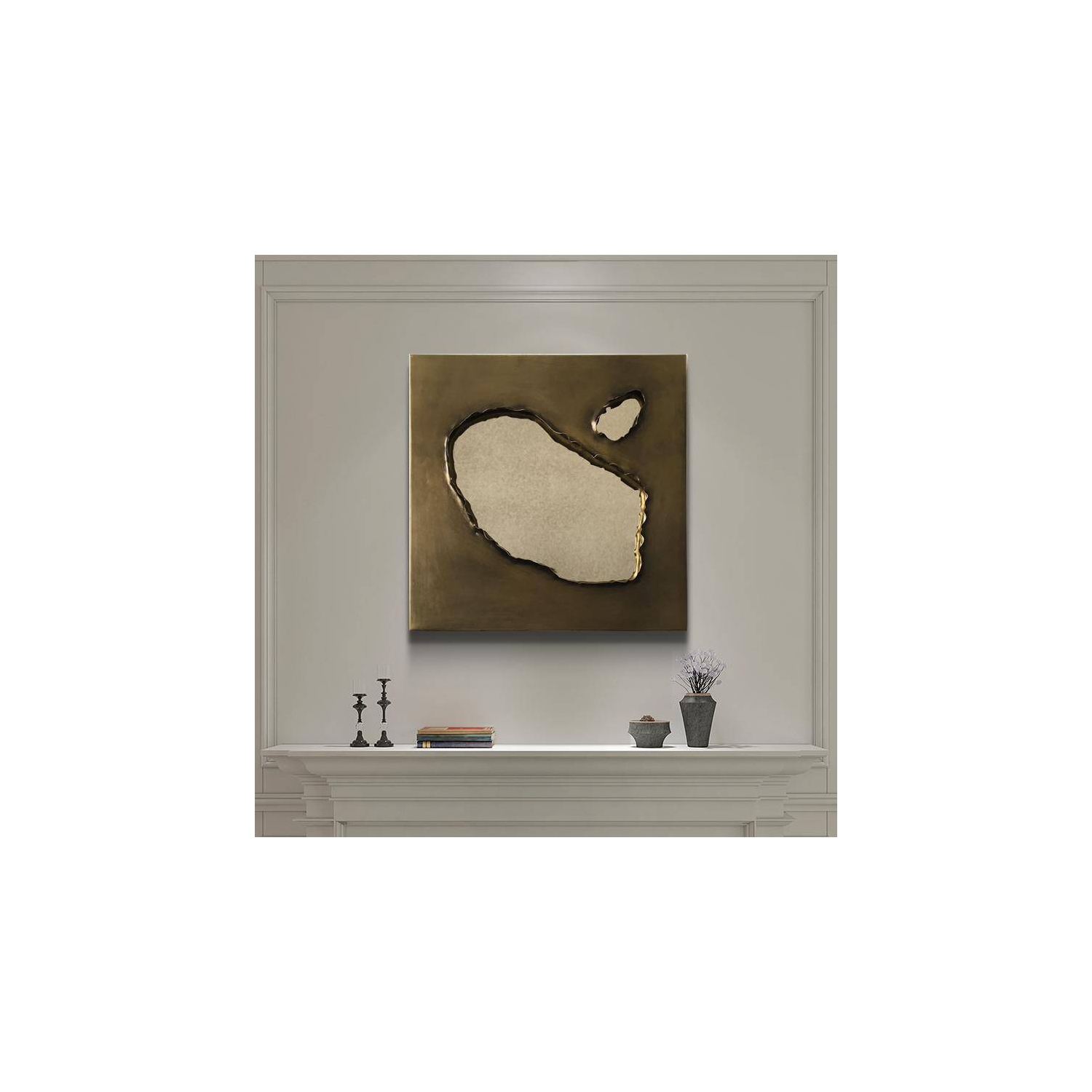 Wall Mirror - Decorative Metal Wall Mirror