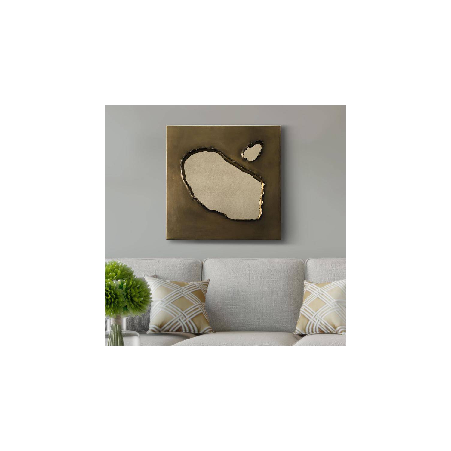 Wall Mirror - Decorative Metal Wall Mirror