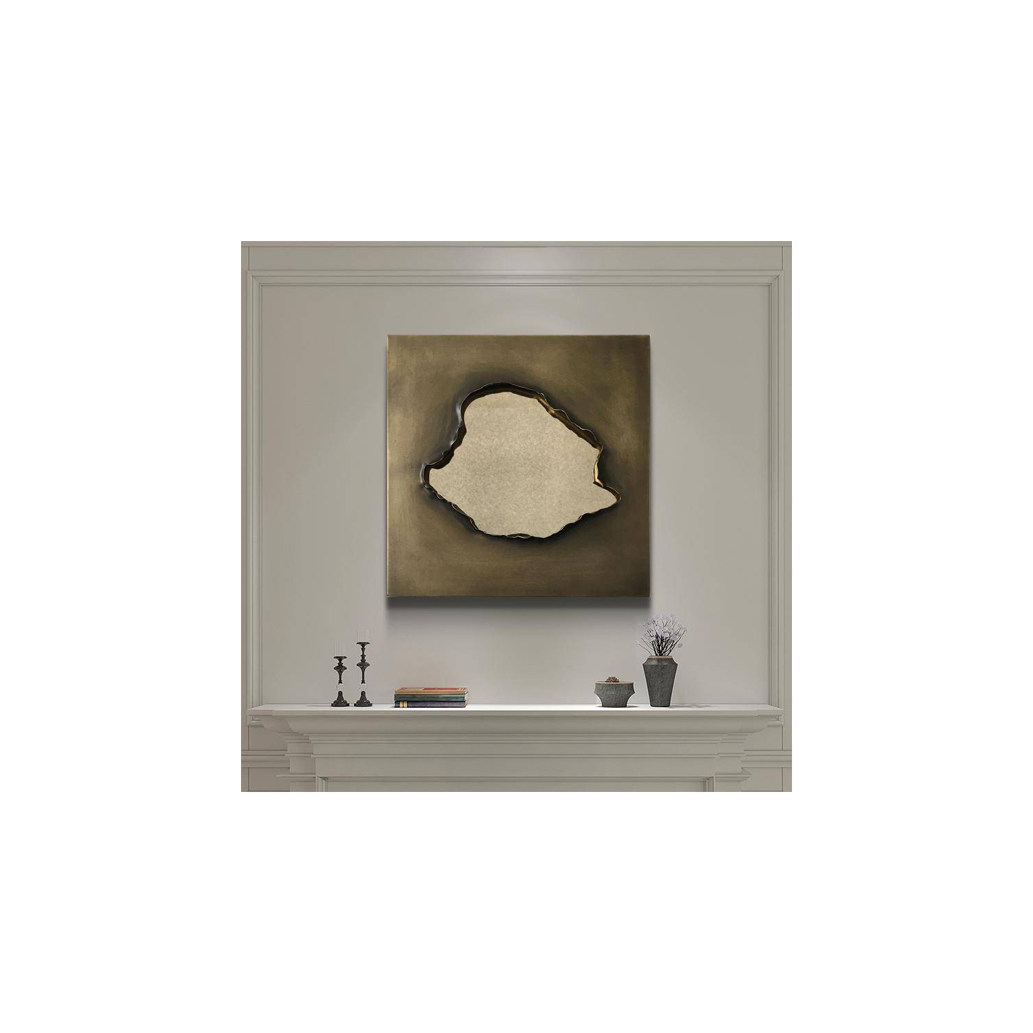 Wall Mirror - Decorative Metal Wall Mirror