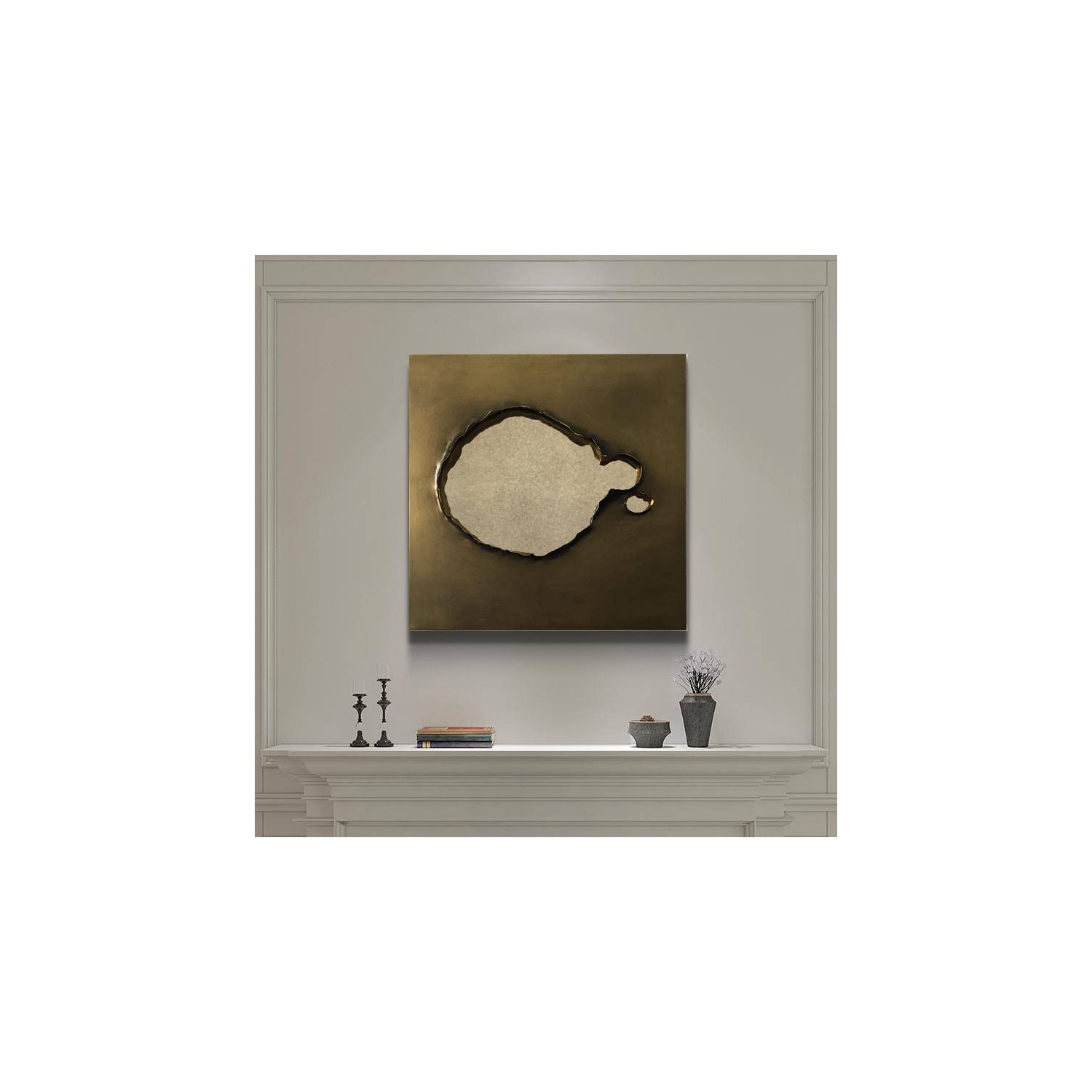 Wall Mirror - Decorative Metal Wall Mirror