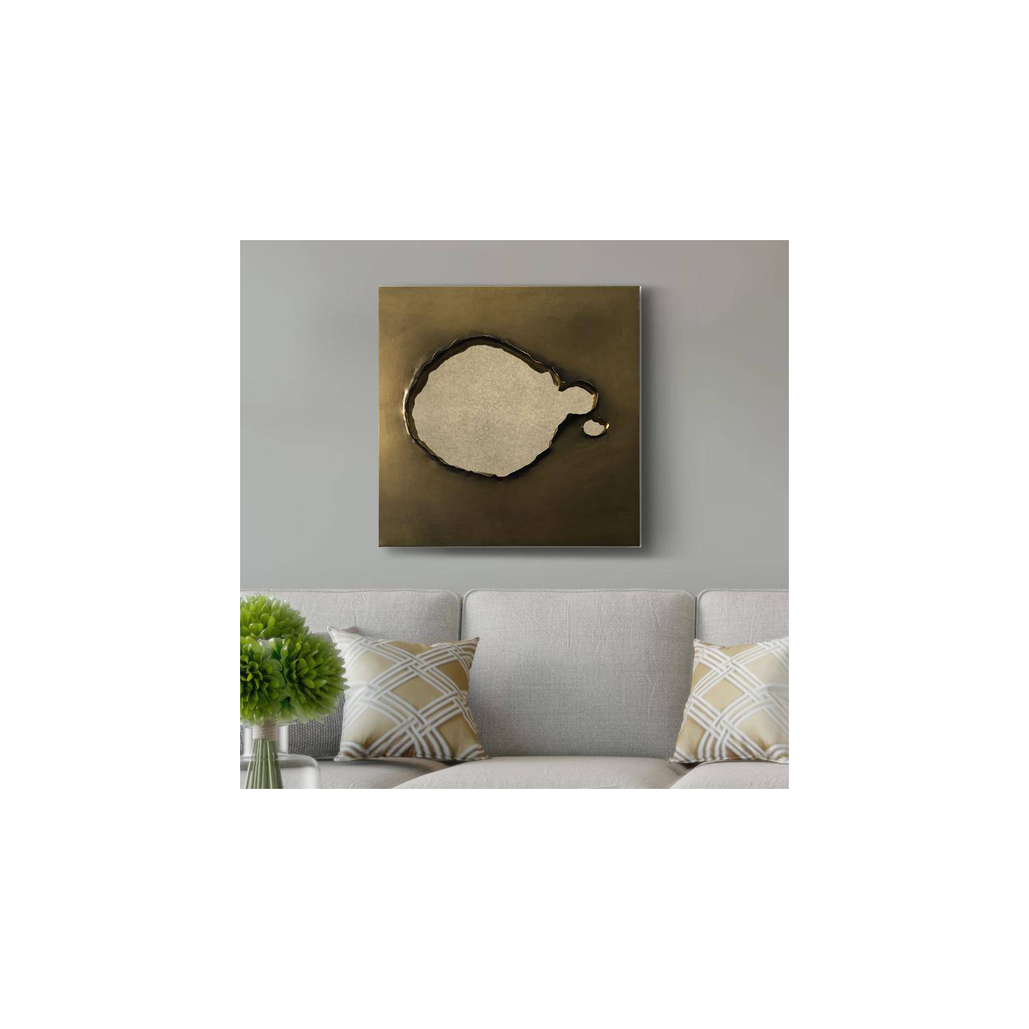 Wall Mirror - Decorative Metal Wall Mirror