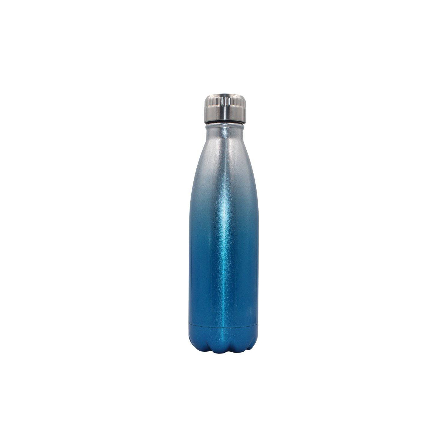 BOUTEILLE DE BOISSON GAZEUSE FROIDE BLEUE