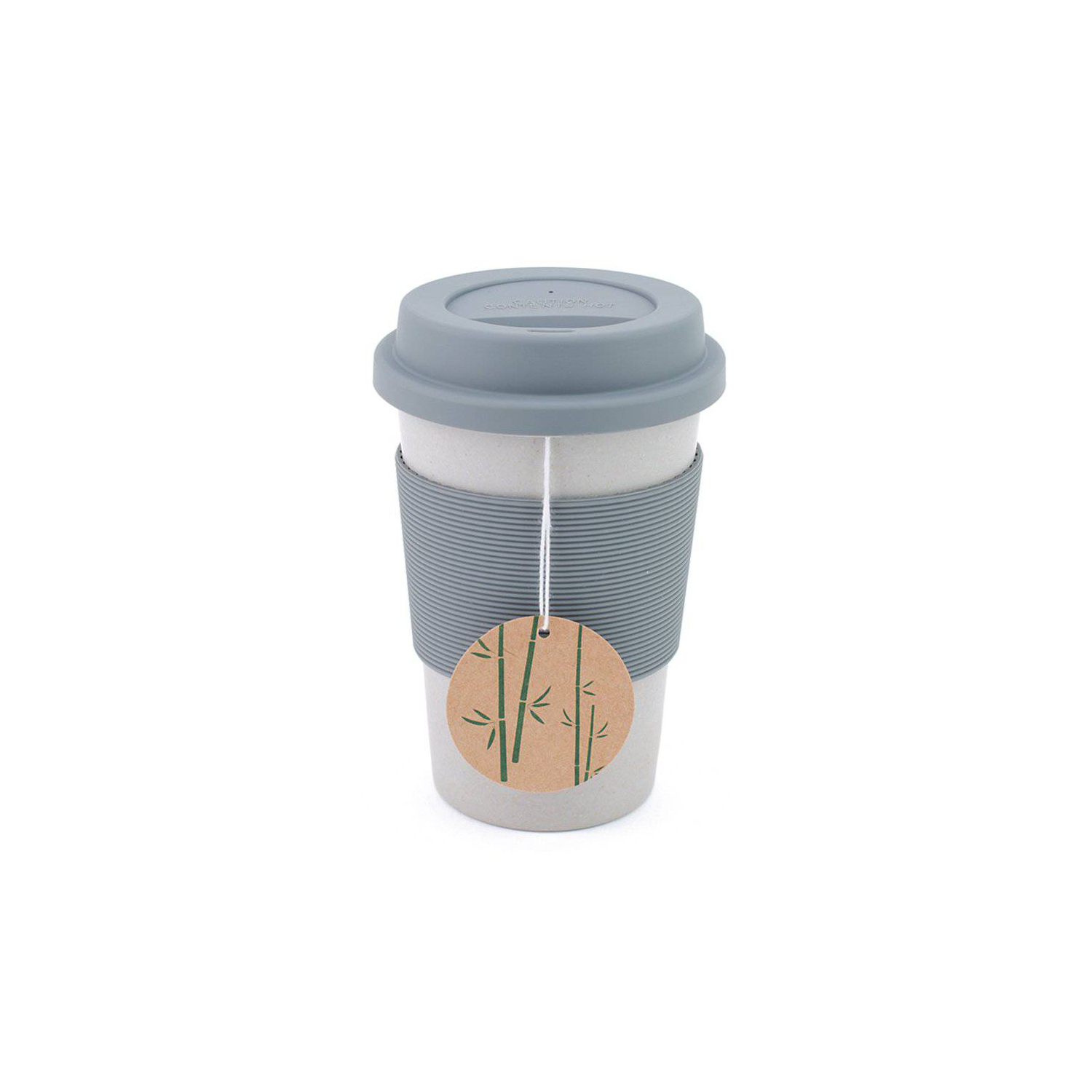 Bamboo fiber EcoCup – 500 ml /16 oz -Grey