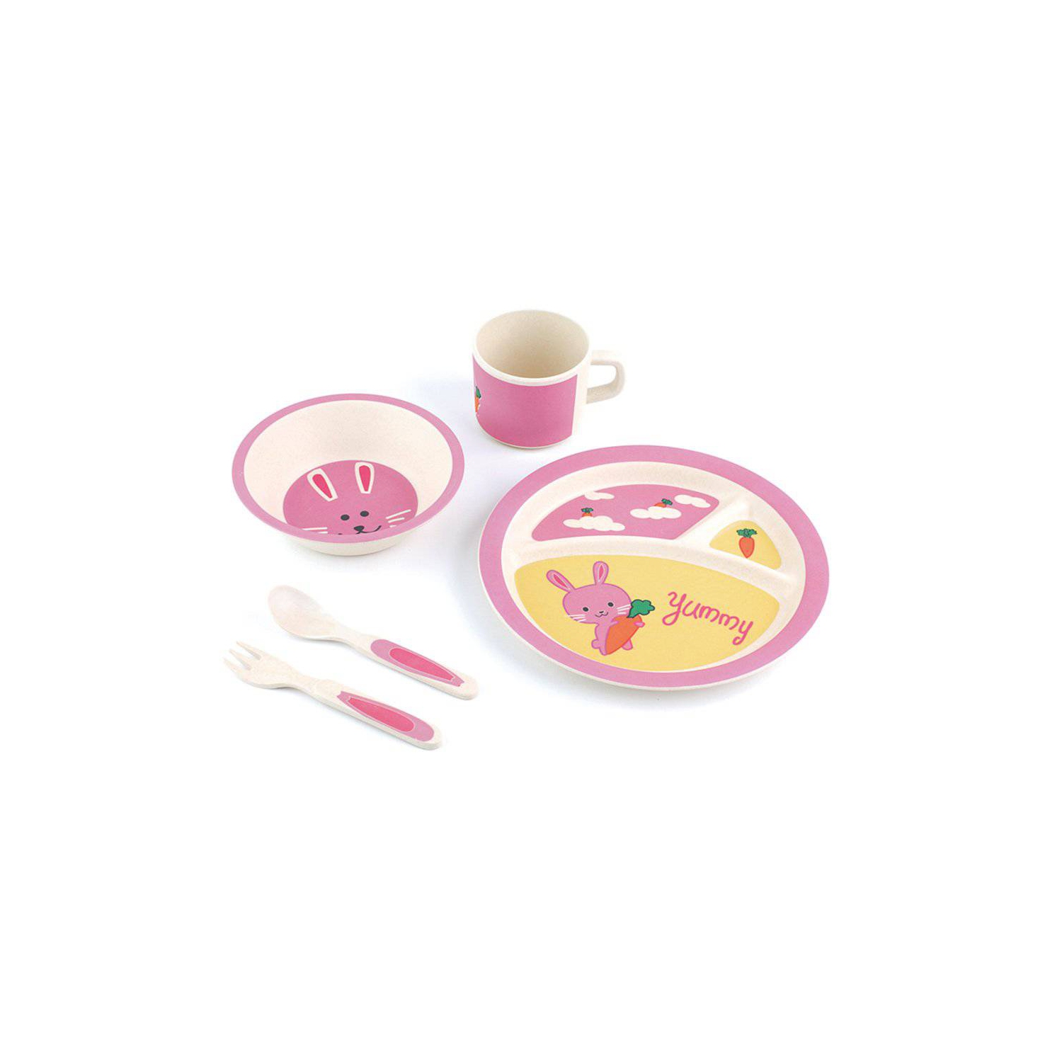 Yummy Bunny -5pcs Kids Dinnerware Set