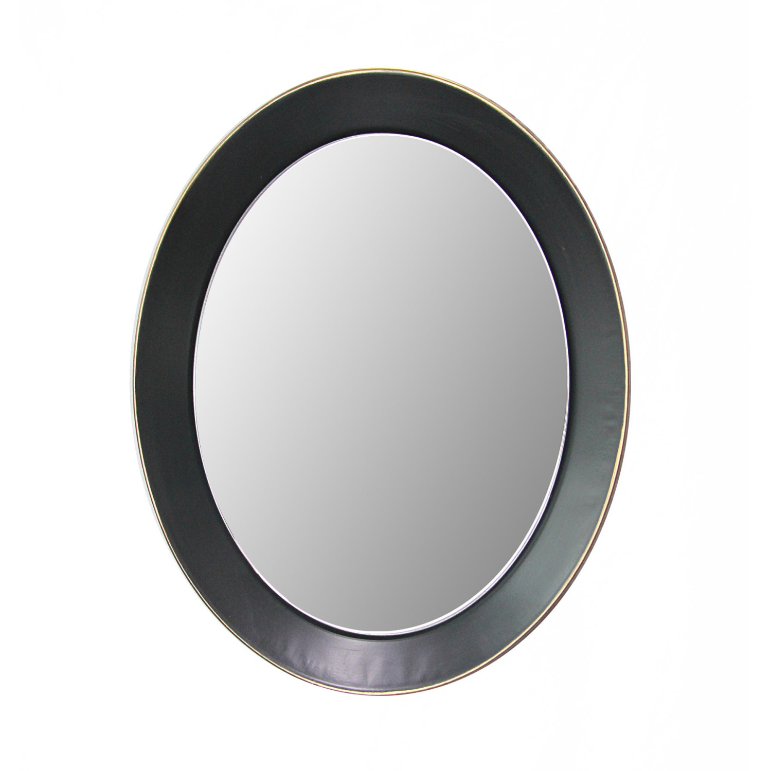 Wall Mirror - Oval metal decorative mirror medium
